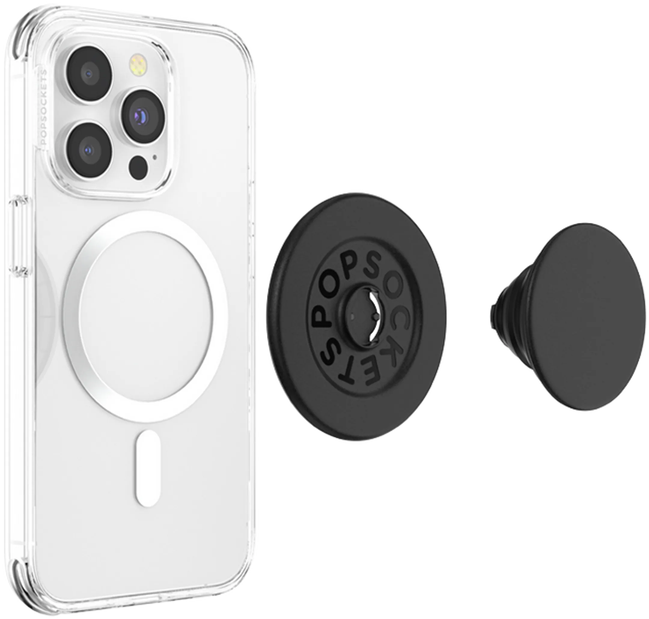 Popsocket MagSafe PopGrip Smartphone-Halterung - Transparent image