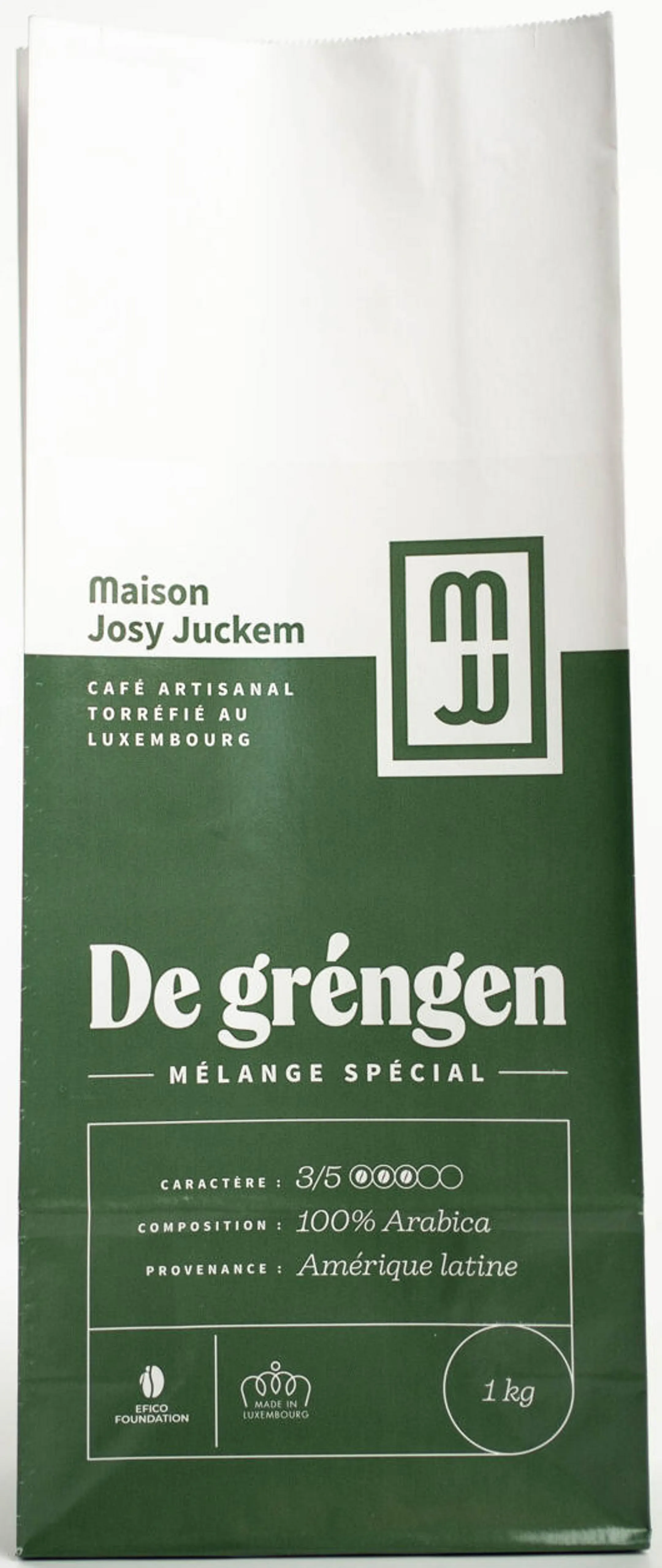 JOSY JUCKEM Café en grain Juca De gréngen - Mélange spécial - 1Kg image