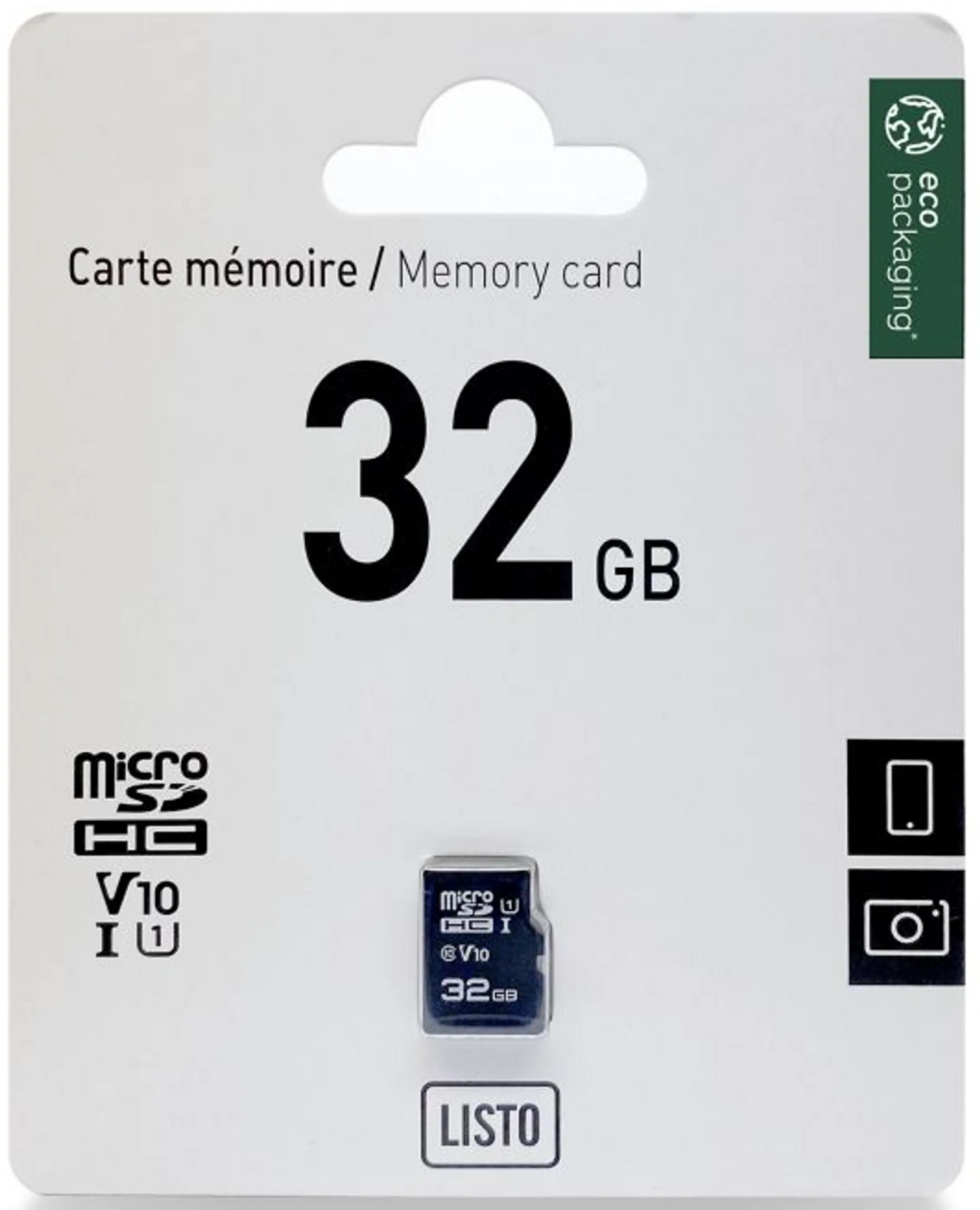 Micro SDHC UHS-I-Karte - 32 GB