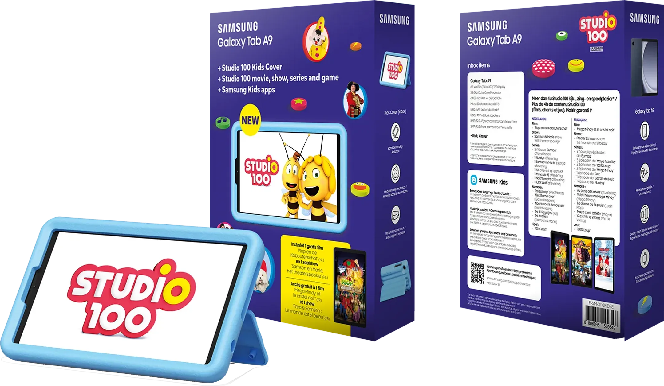 Samsung Tablette Galaxy Tab A9 Studio 100 Kids Edition - 64Go image