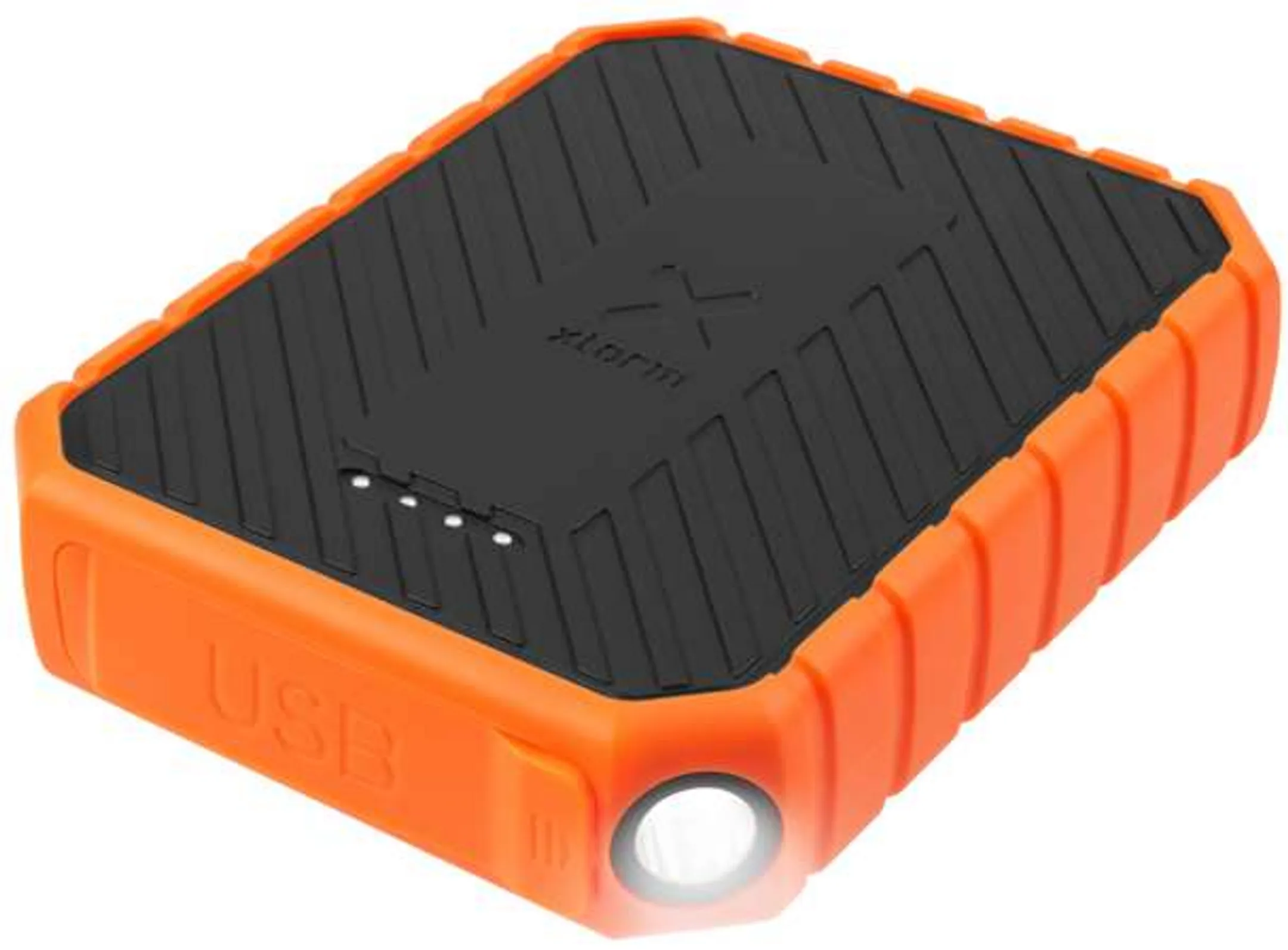 Xtreme XR101 Rugged 18W Powerbank - 10,000 mAh - Black/Orange