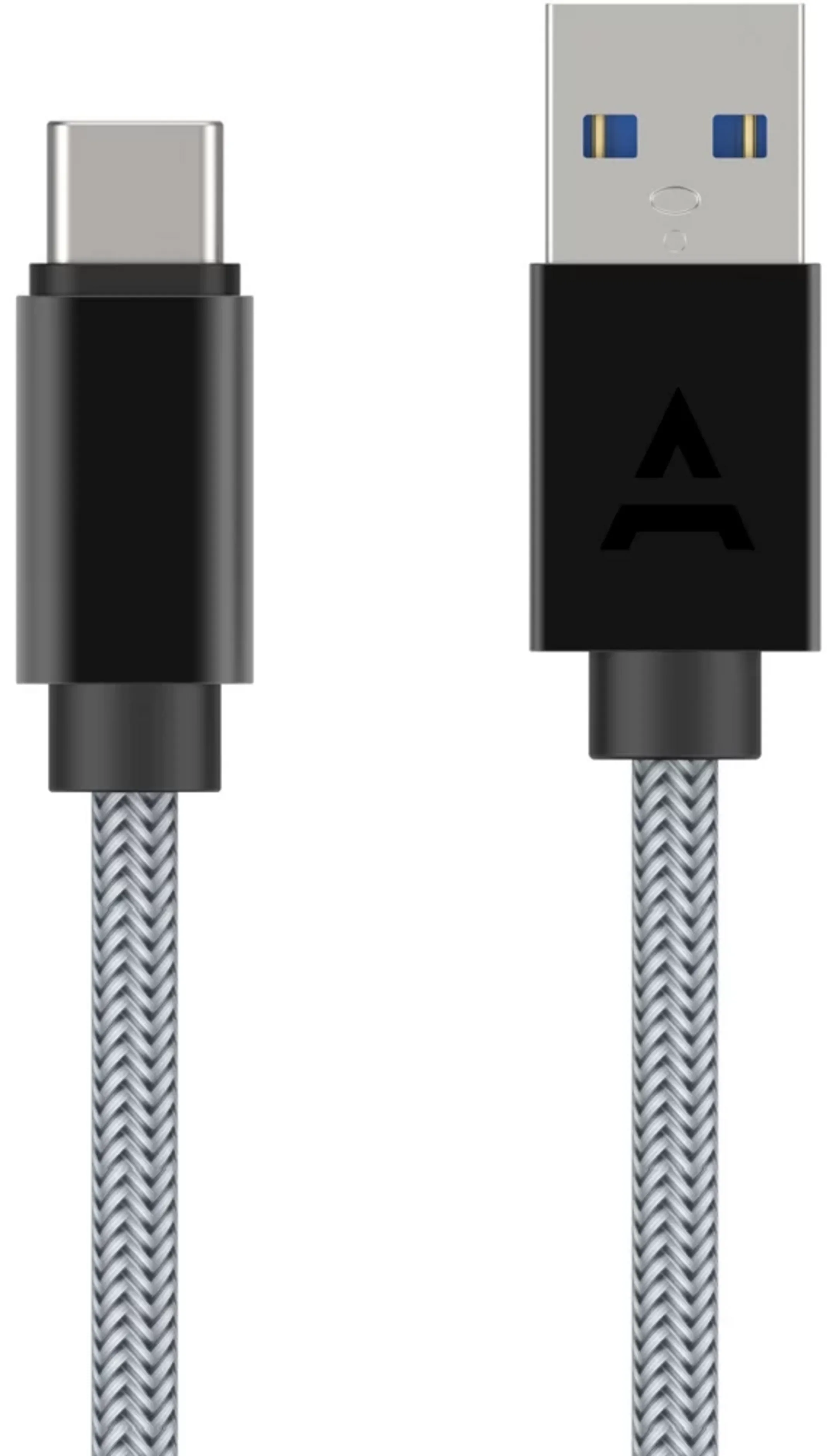 Adeqwat Cable USB-A vers USB-C - 2m - Gris image