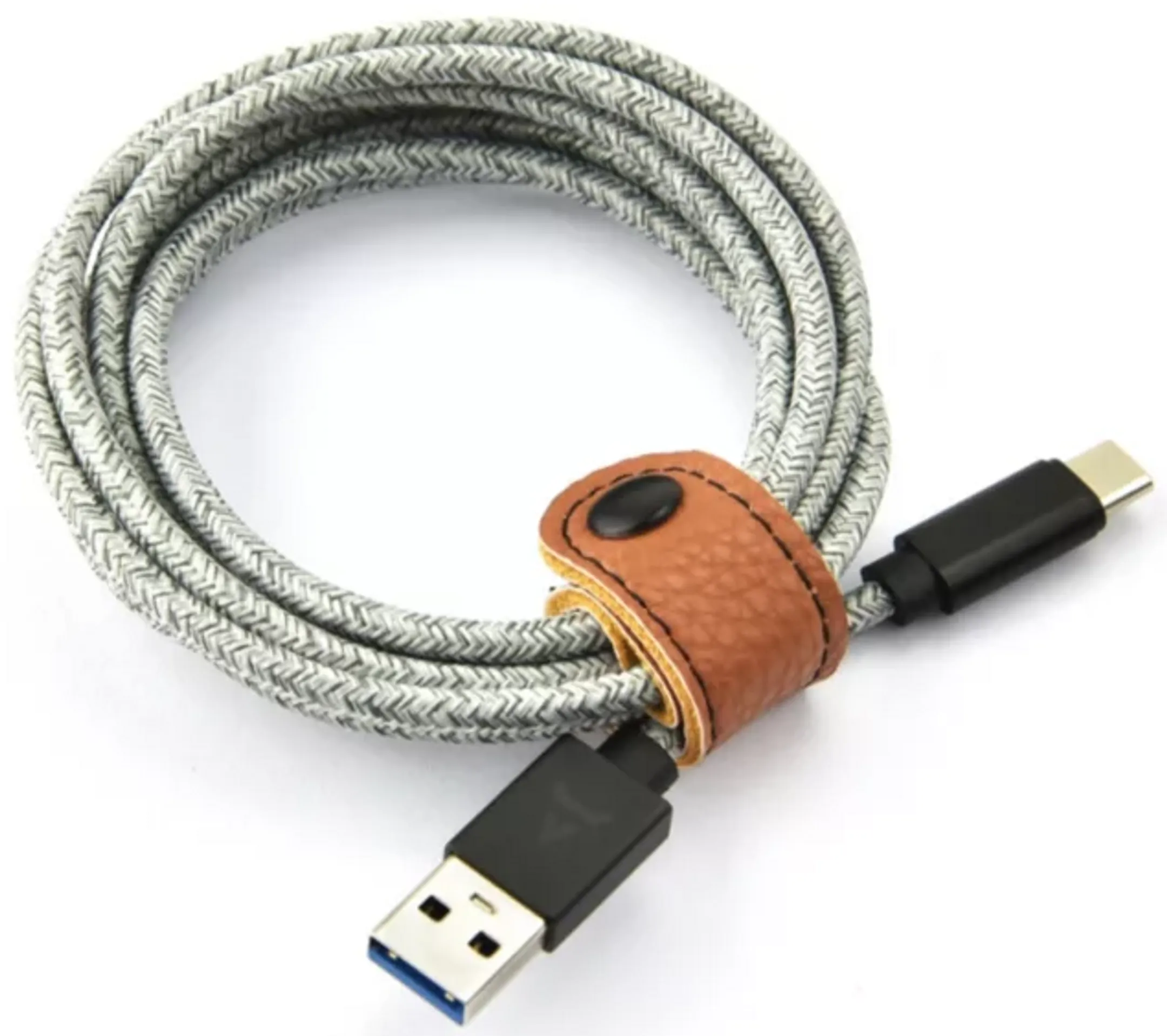 Adeqwat Cable USB-A vers USB-C - 2m - Gris image