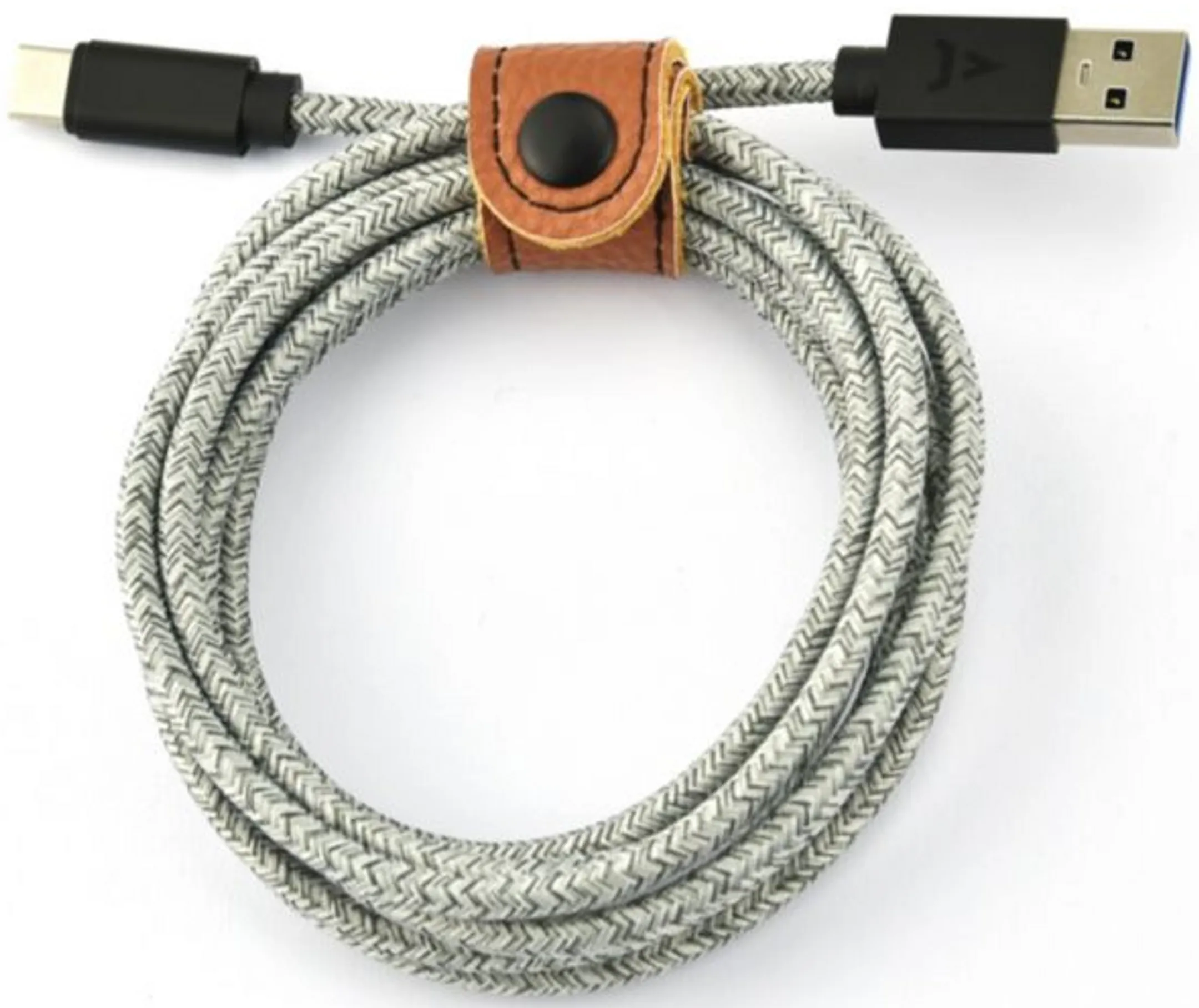 Adeqwat Cable USB-A vers USB-C - 2m - Gris image