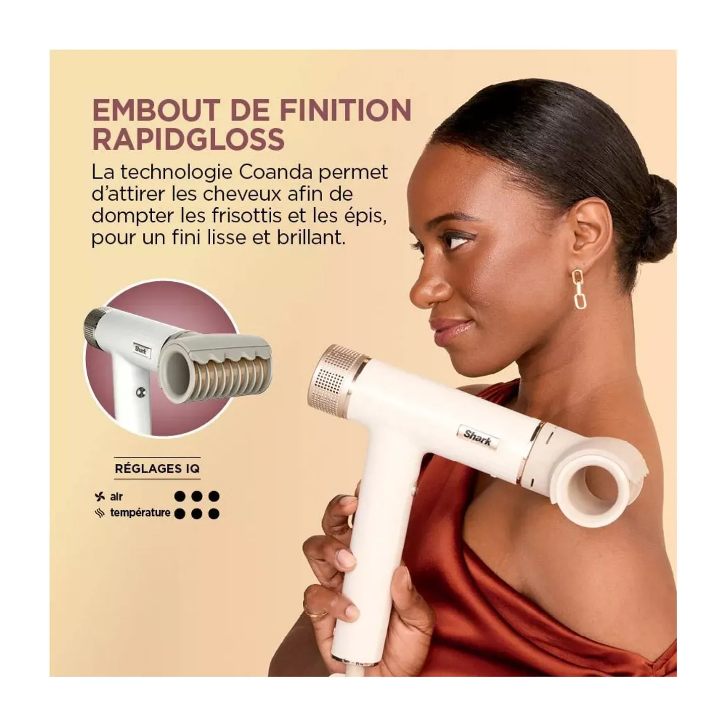 Sèchecheveux Shark SpeedStyle HD352EU RapidGloss Hifi.lu