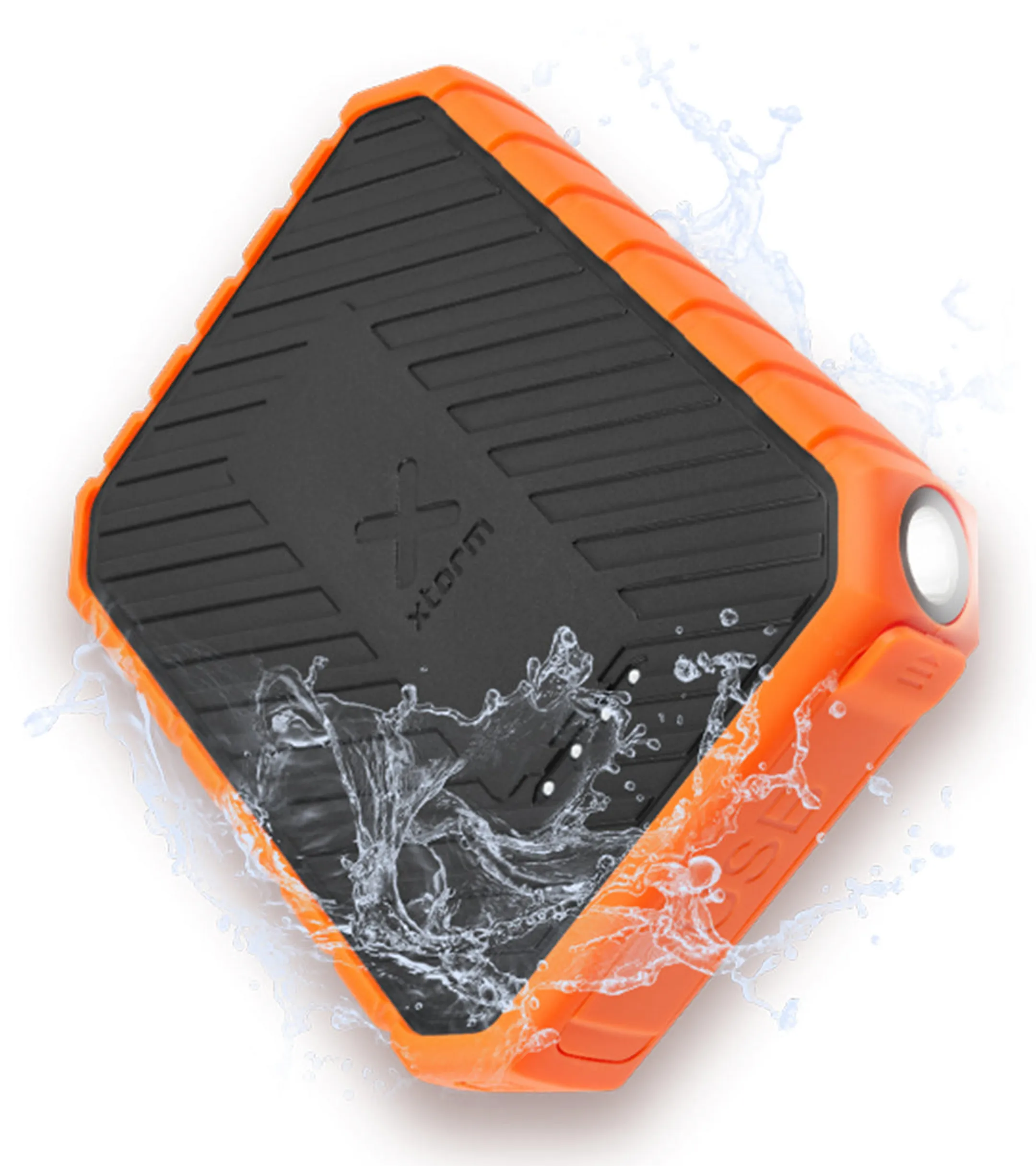 Xtorm Xtreme XR101 Rugged 18W Powerbank - 10,000 mAh - Black/Orange image