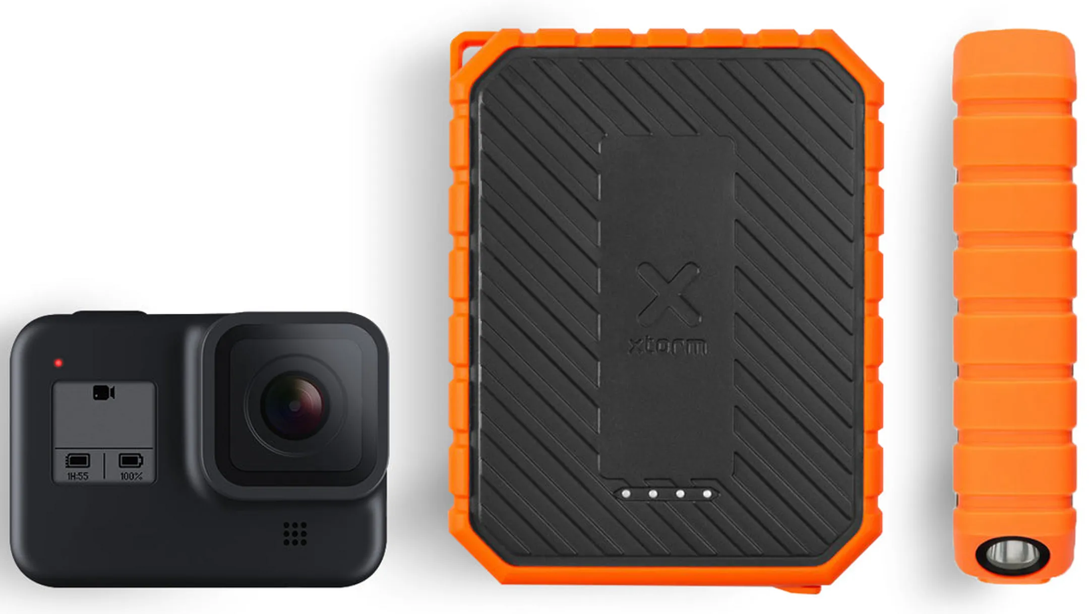 Xtorm Xtreme XR101 Rugged 18W Powerbank - 10,000 mAh - Black/Orange image