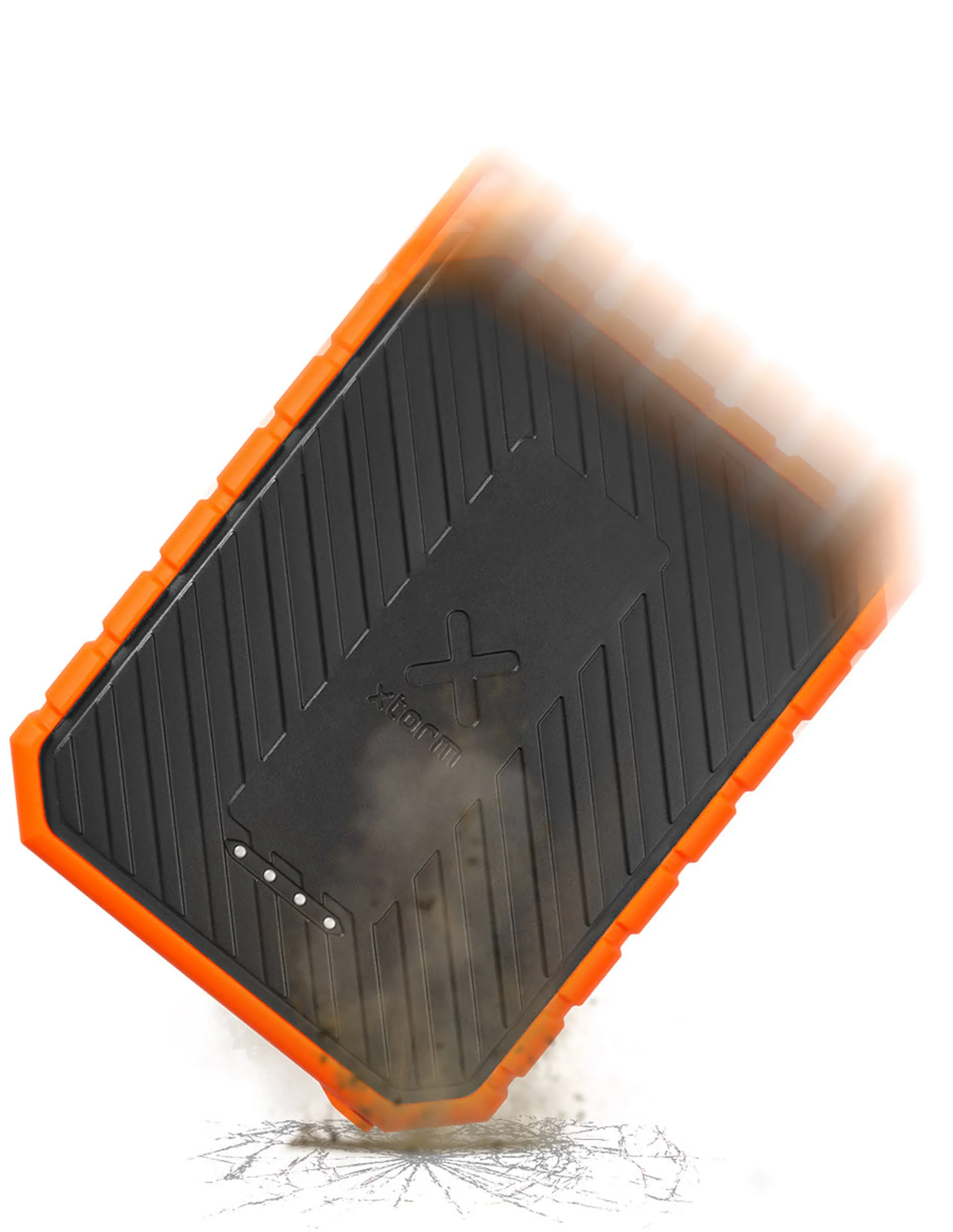 Xtorm Xtreme XR101 Rugged 18W Powerbank - 10,000 mAh - Black/Orange image
