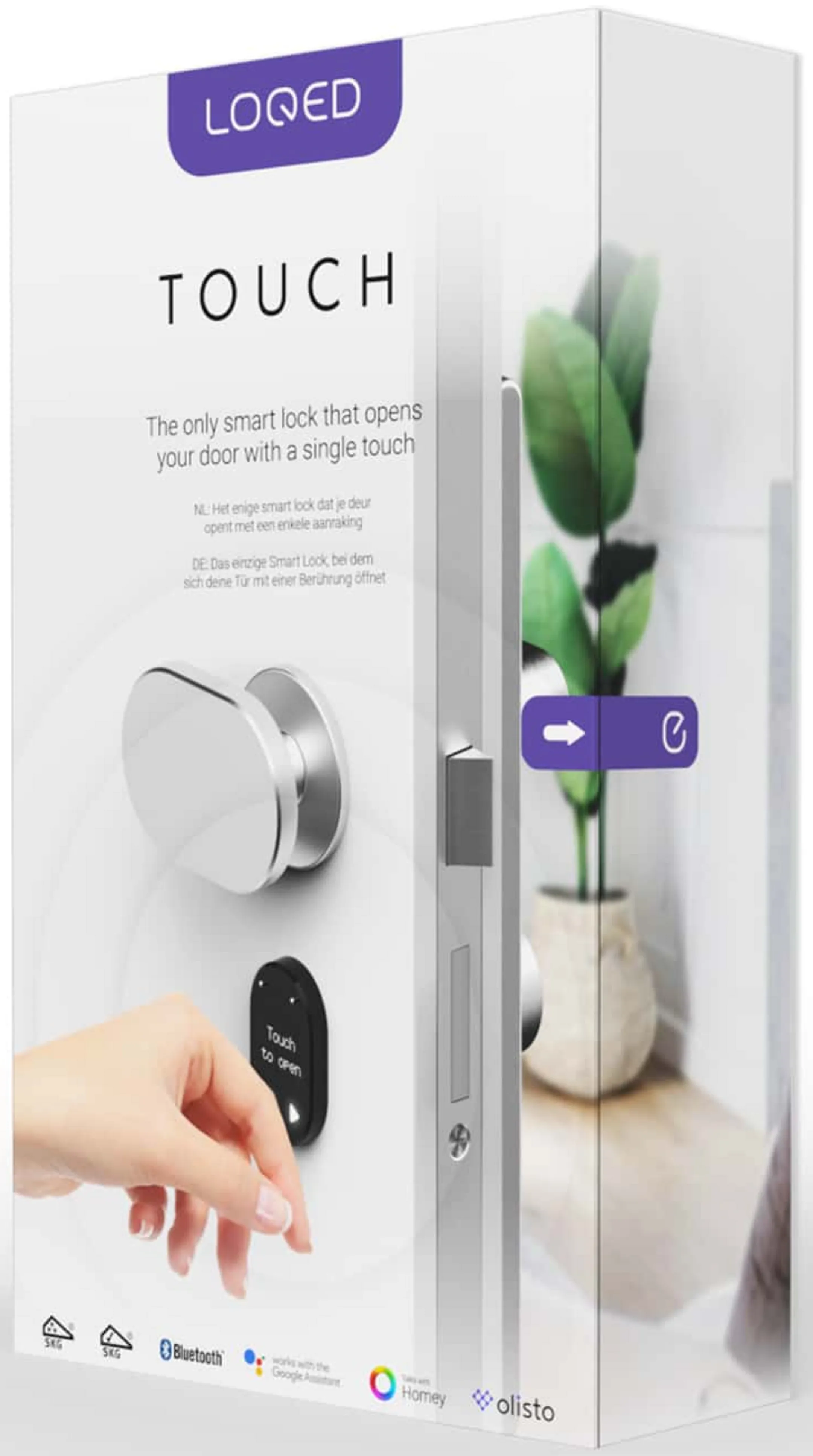 LOQED Touch Smart Lock - Grey image