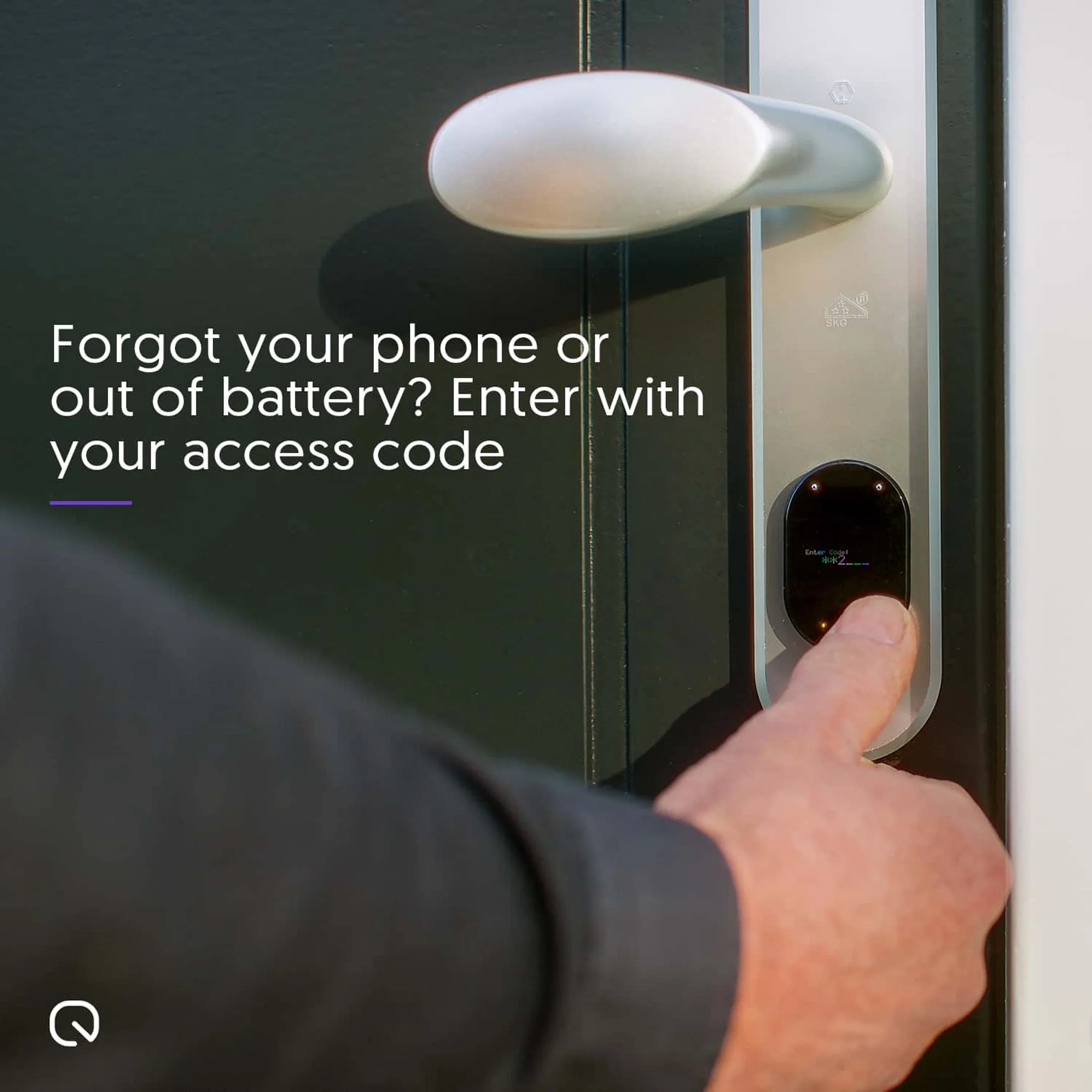 LOQED Touch Smart Lock - Grey image