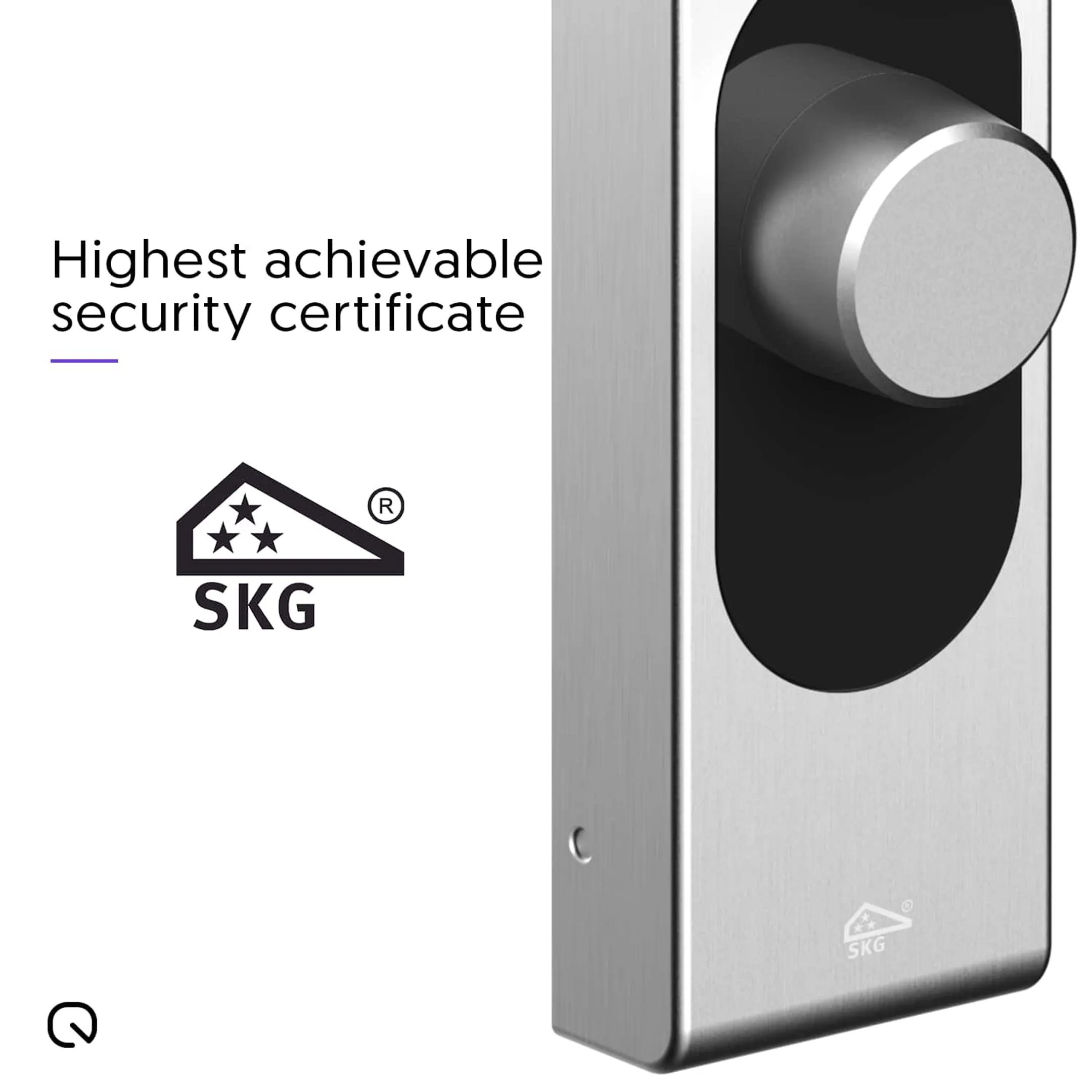 LOQED Touch Smart Lock - Grey image