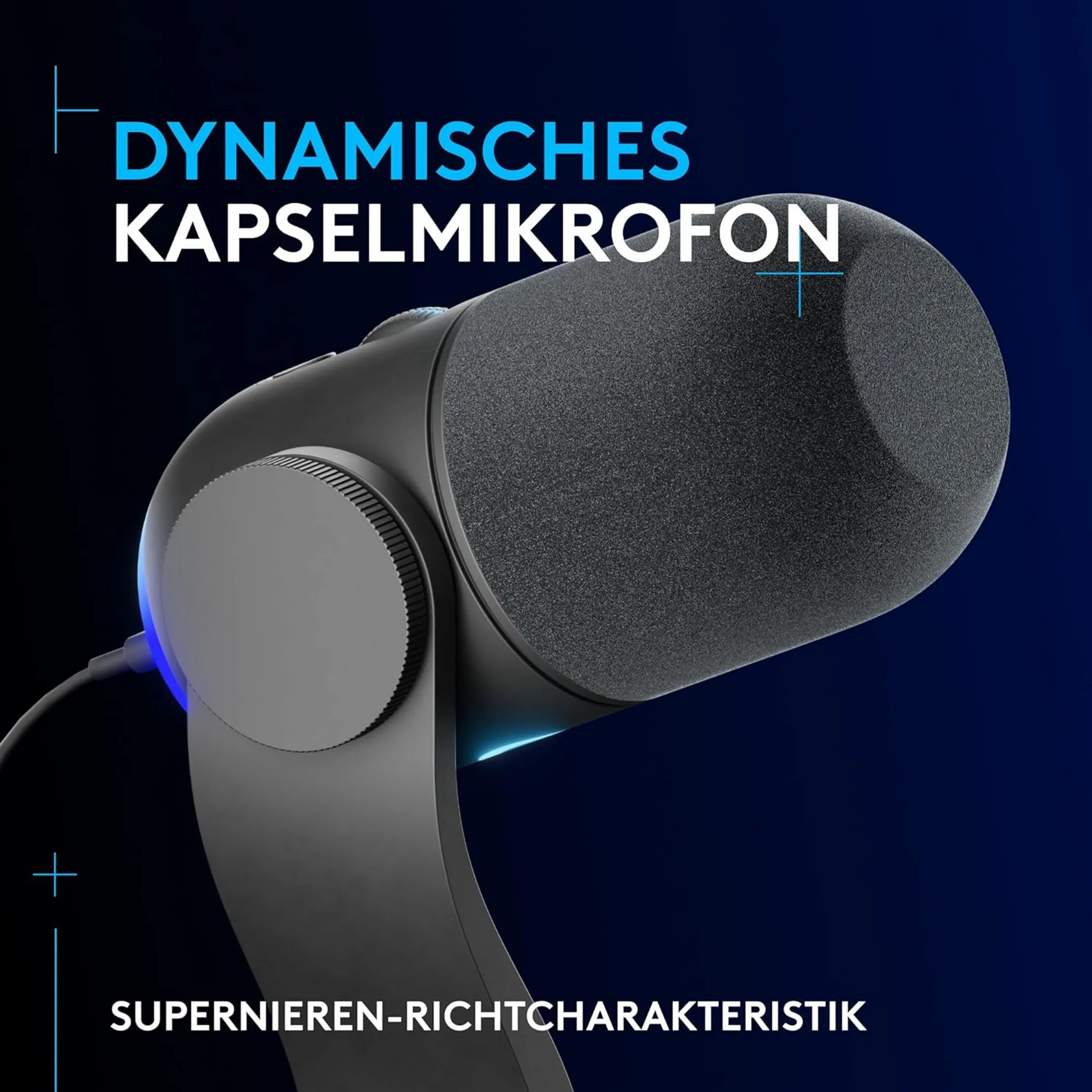 Logitech G Mikrofon Gaming Yeti GX - RGB - Noir image