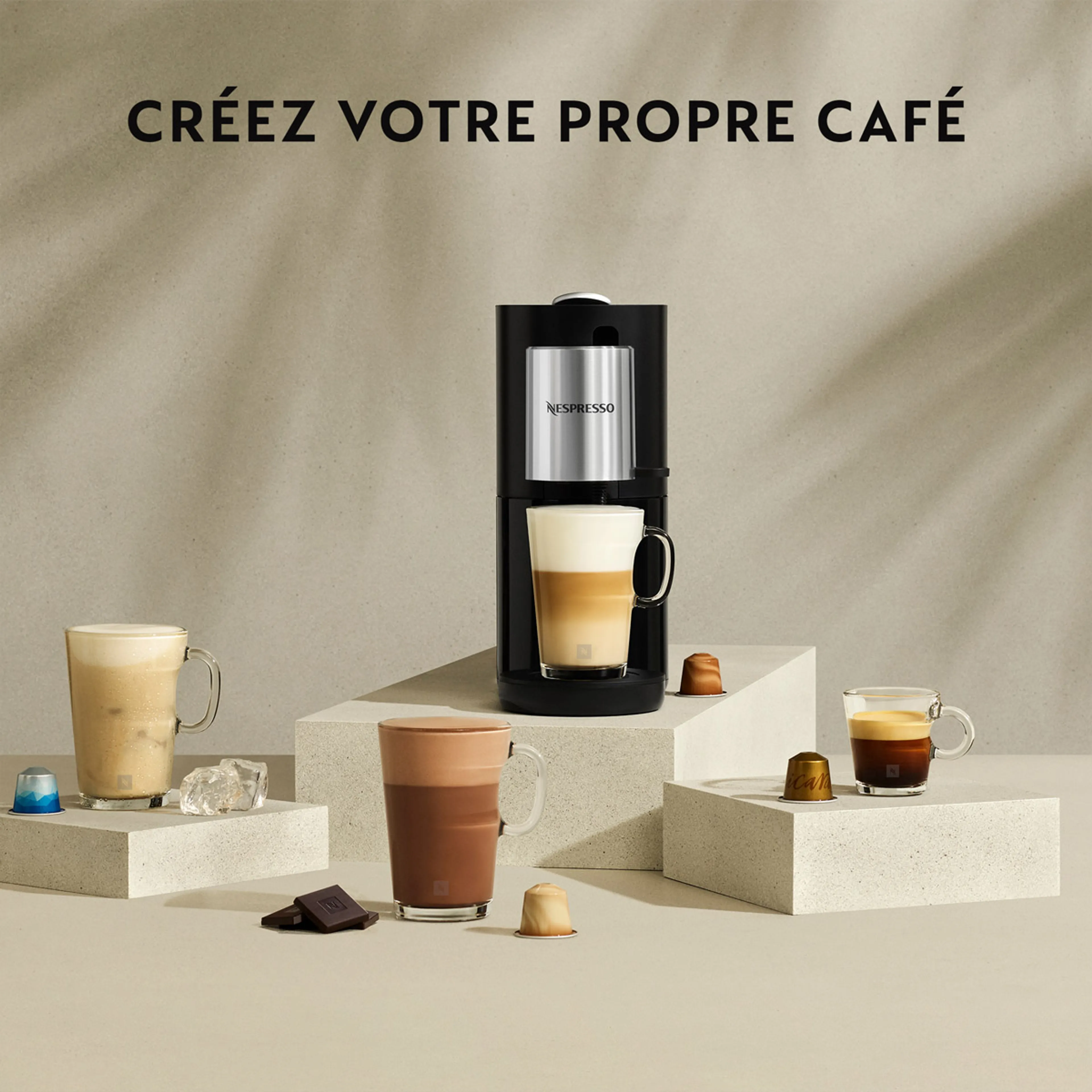 Krups Machine à café Nespresso Atelier, Noir image