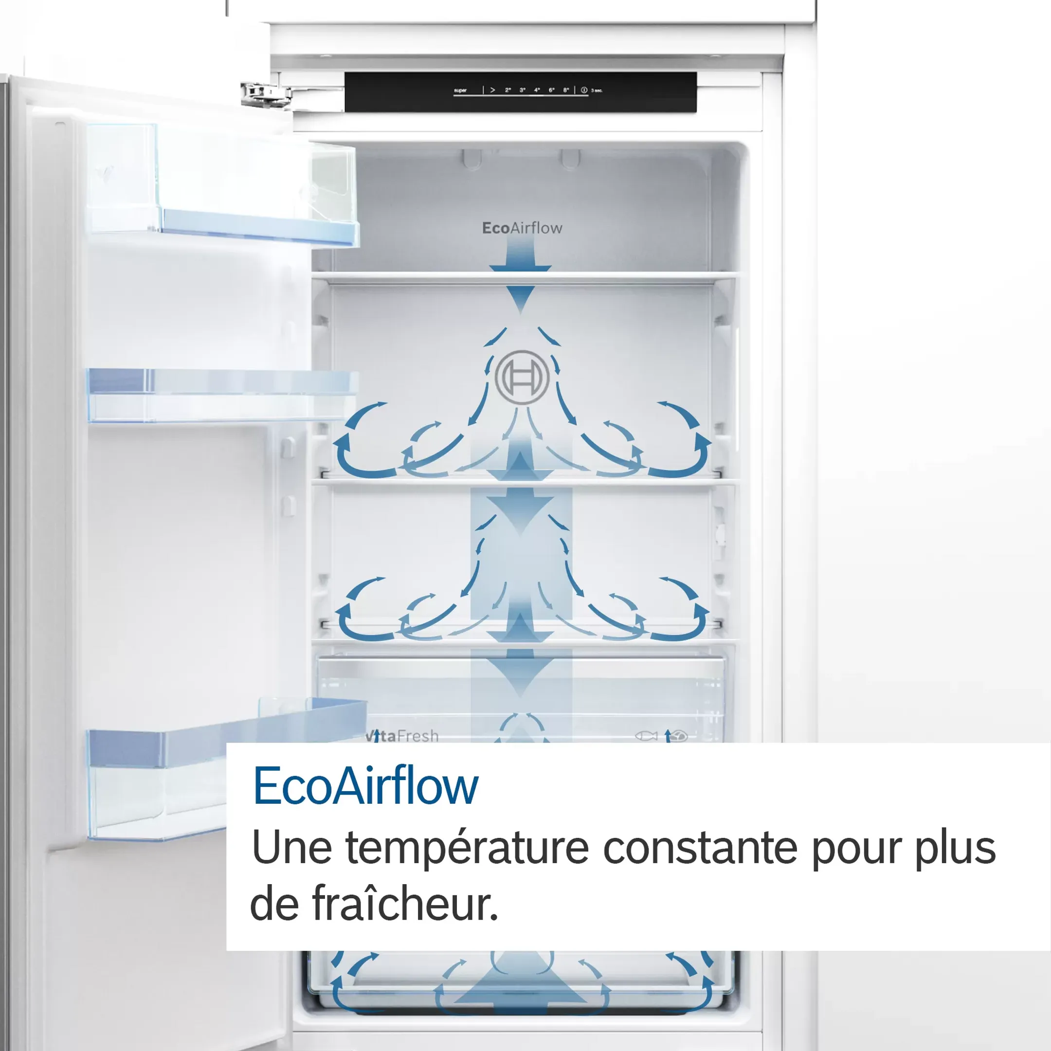 Bosch Combi Frigo congélateur Serie 4 KIN86VSE0 image