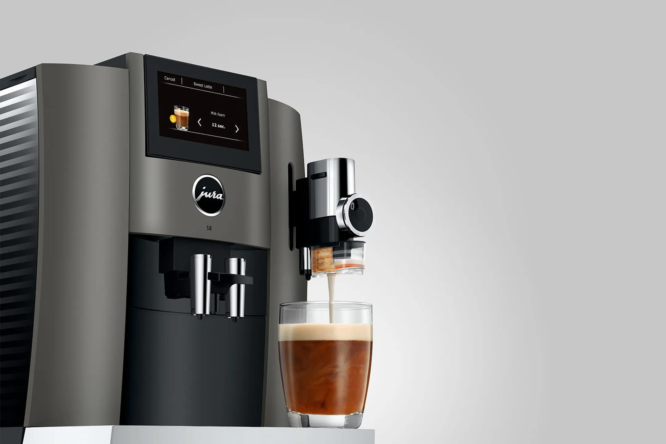 Jura Machine expresso automatique S8 - Dark Inox (EB) image