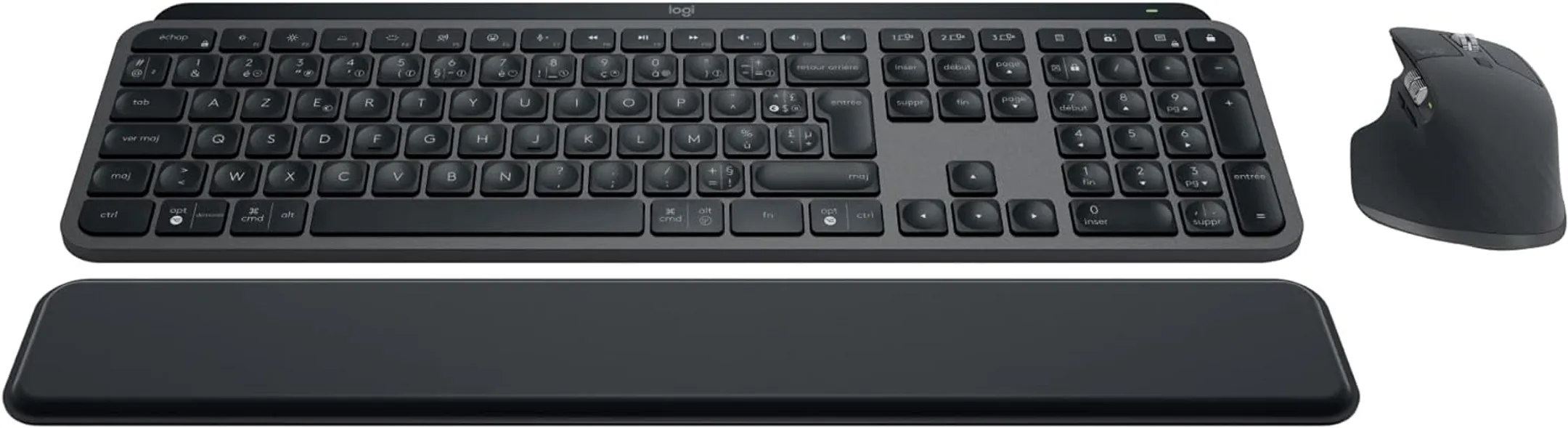 Clavier + Souris sans fil MX Keys S Combo - QWERTZ - Graphite