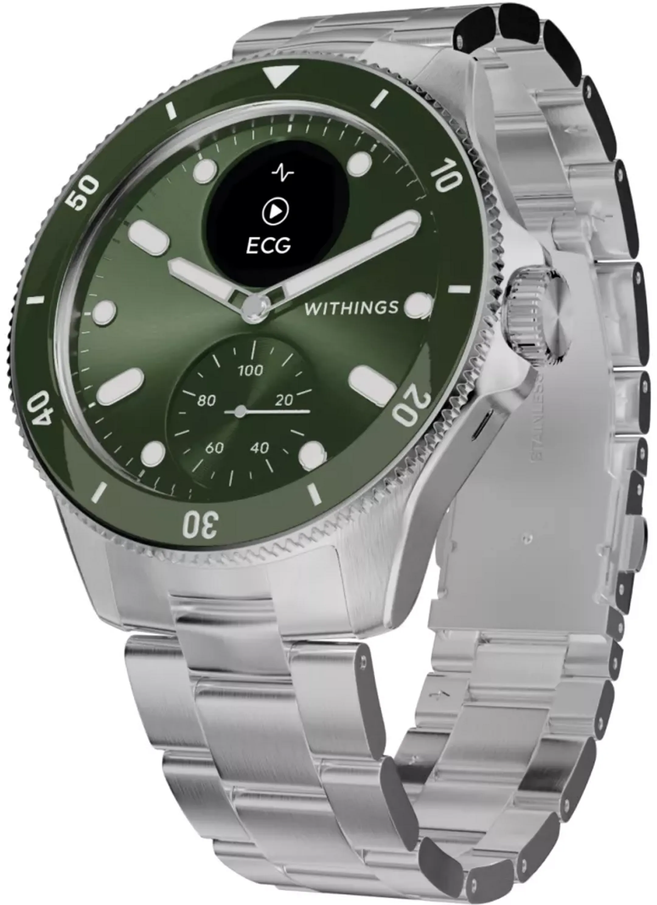 WITHINGS Smartwatch ScanWatch Nova 42mm - Grun image