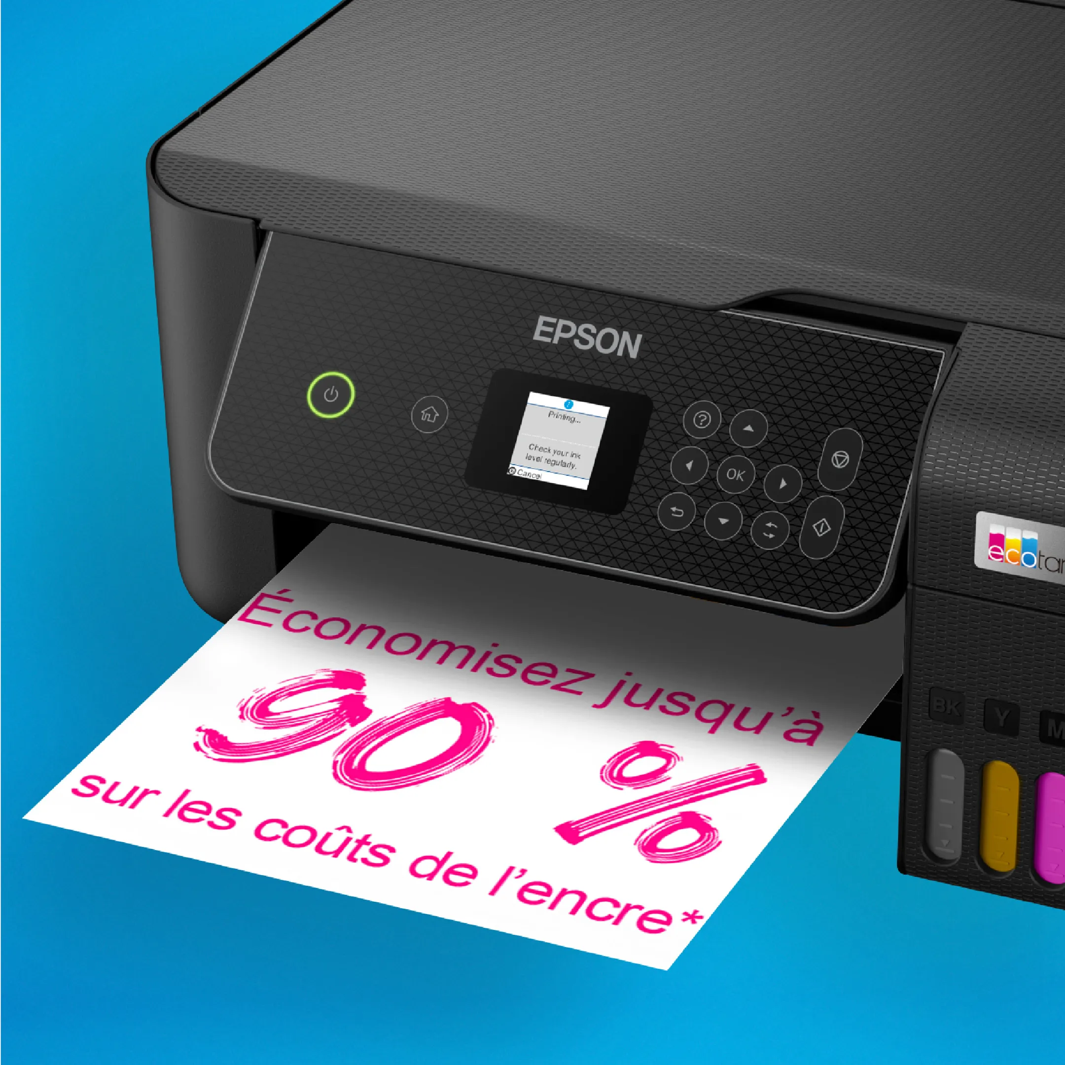 Epson Imprimante Multifonction Eco Tank ET-2875 - Noir image