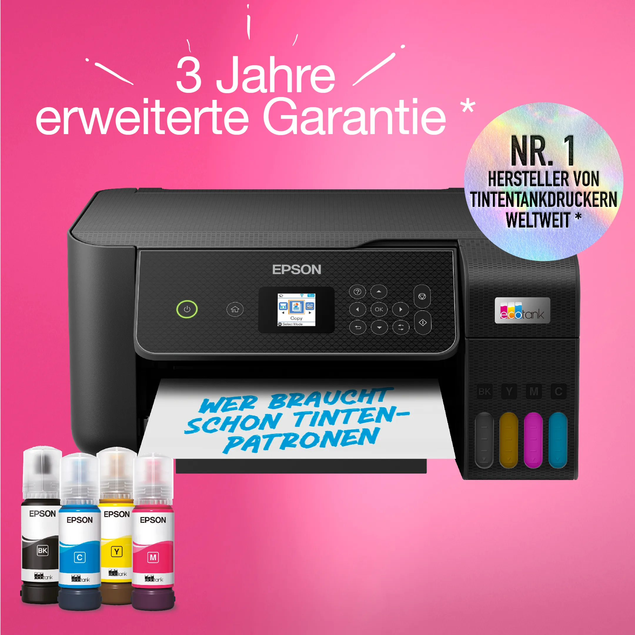 Epson Multifunktionsdrucker Eco Tank ET-2875 - Schwarz image