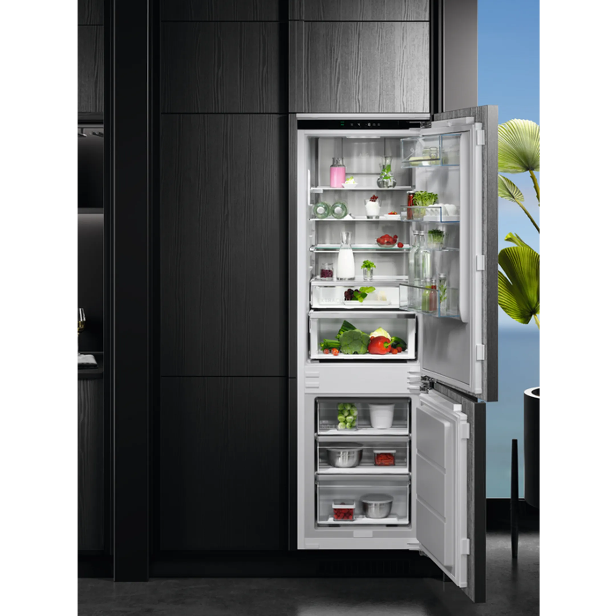 AEG Combi frigo congélateur encastrable Serie 8000 Cooling 360° TSC8M18WCF image