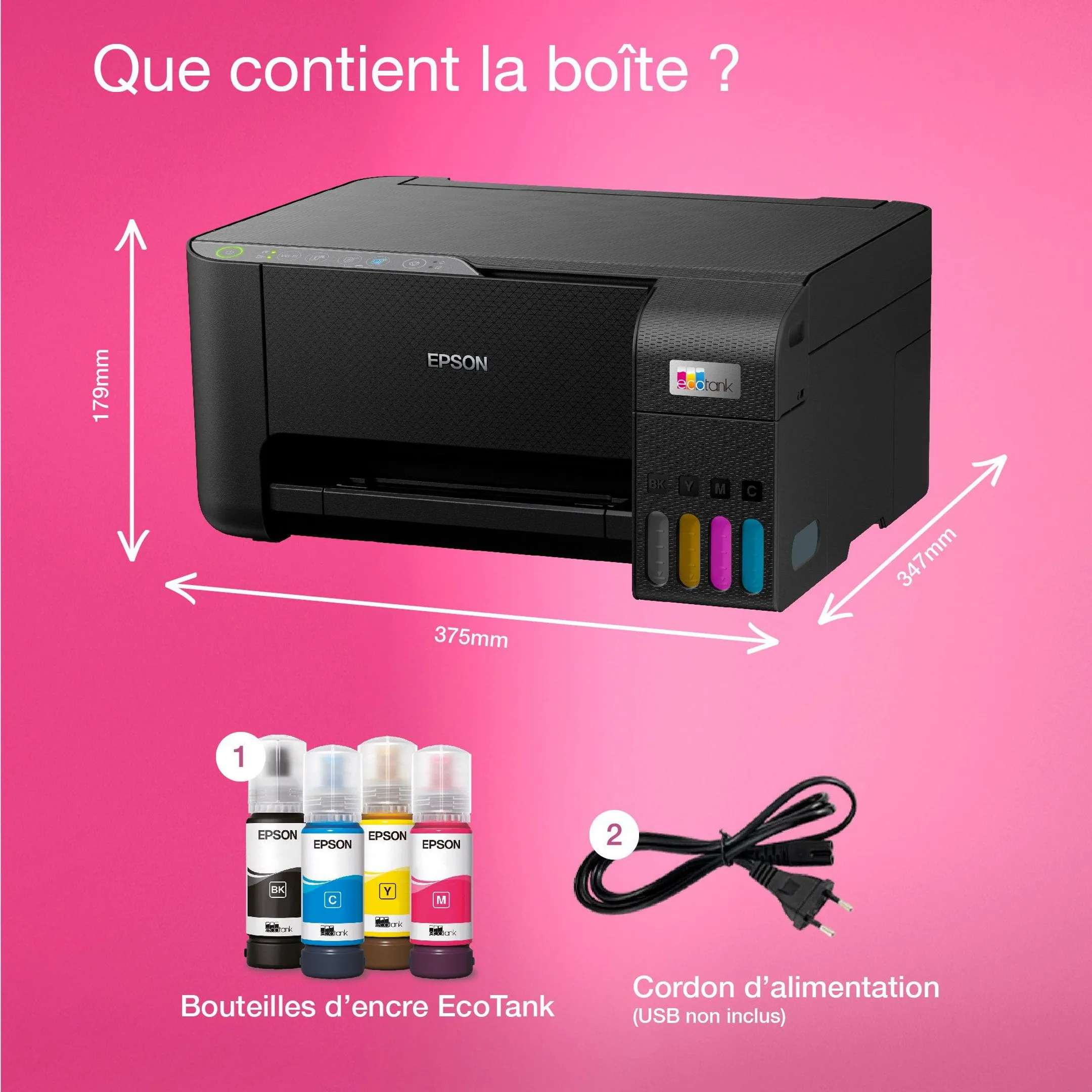 Epson Imprimante Multifonction EcoTank ET-2865 image