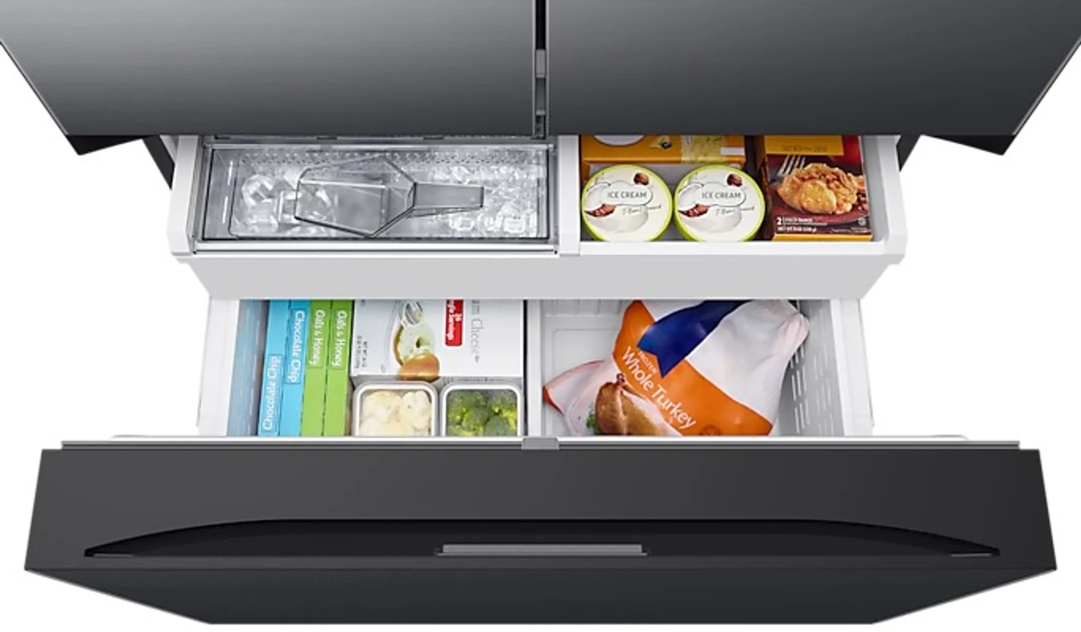 Samsung Side by Side Kühlschrank SpaceMax RF24BB620EB1EF - Schwarz image