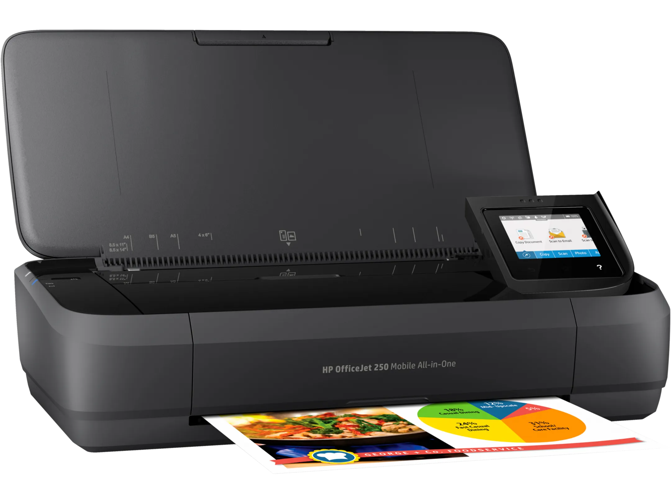 HP Impirmante portable Multifonction Officejet 250 - Noir image