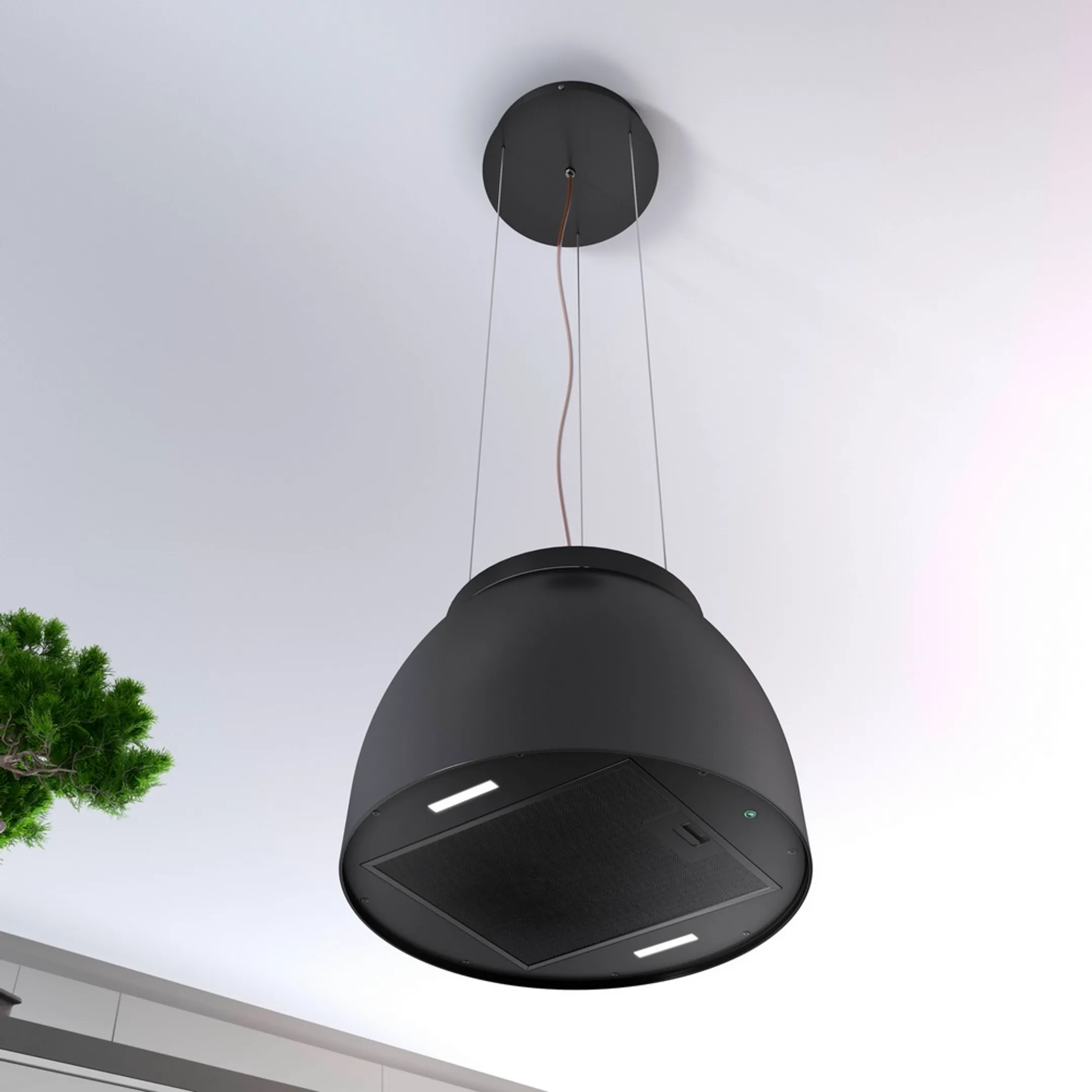 Airforce Hotte Ilot LUNA Restyling - Blanc Nacré image