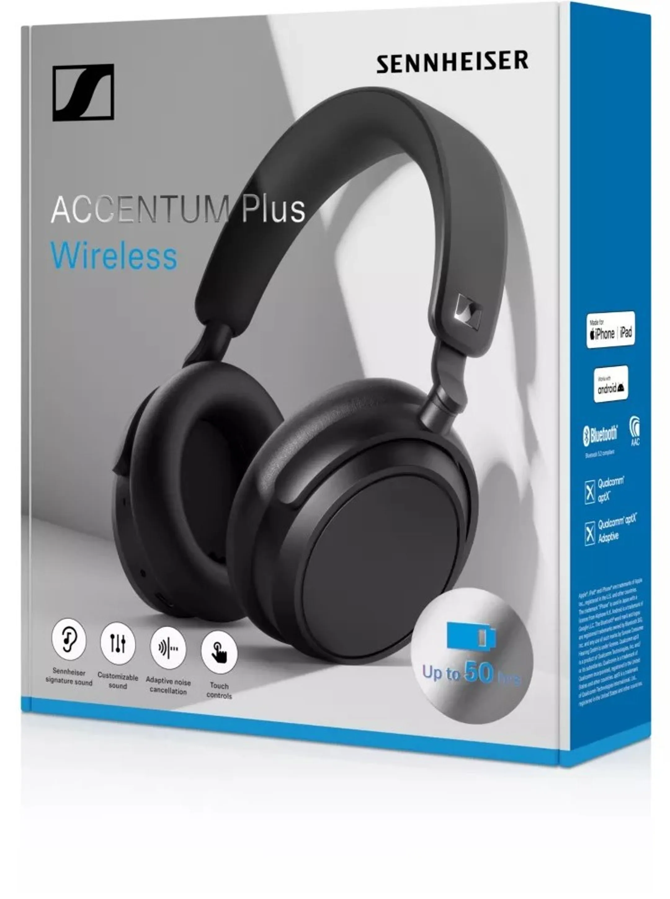 Sennheiser Headphones Accentum Wireless - Black image