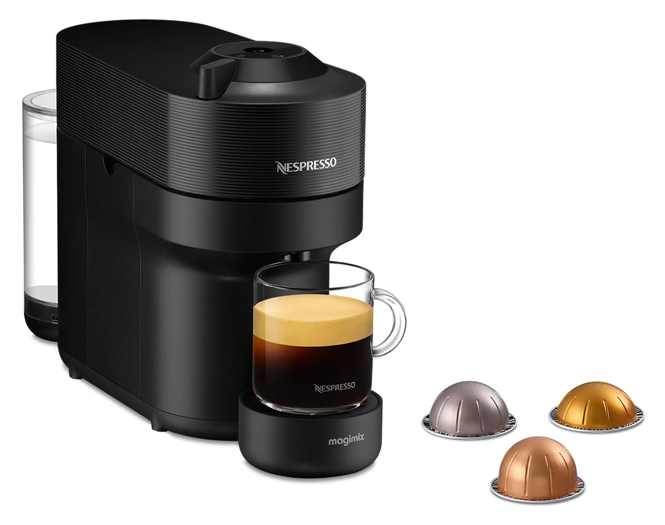 Machine à café Nespresso Vertuo Pop Bundle - Noir