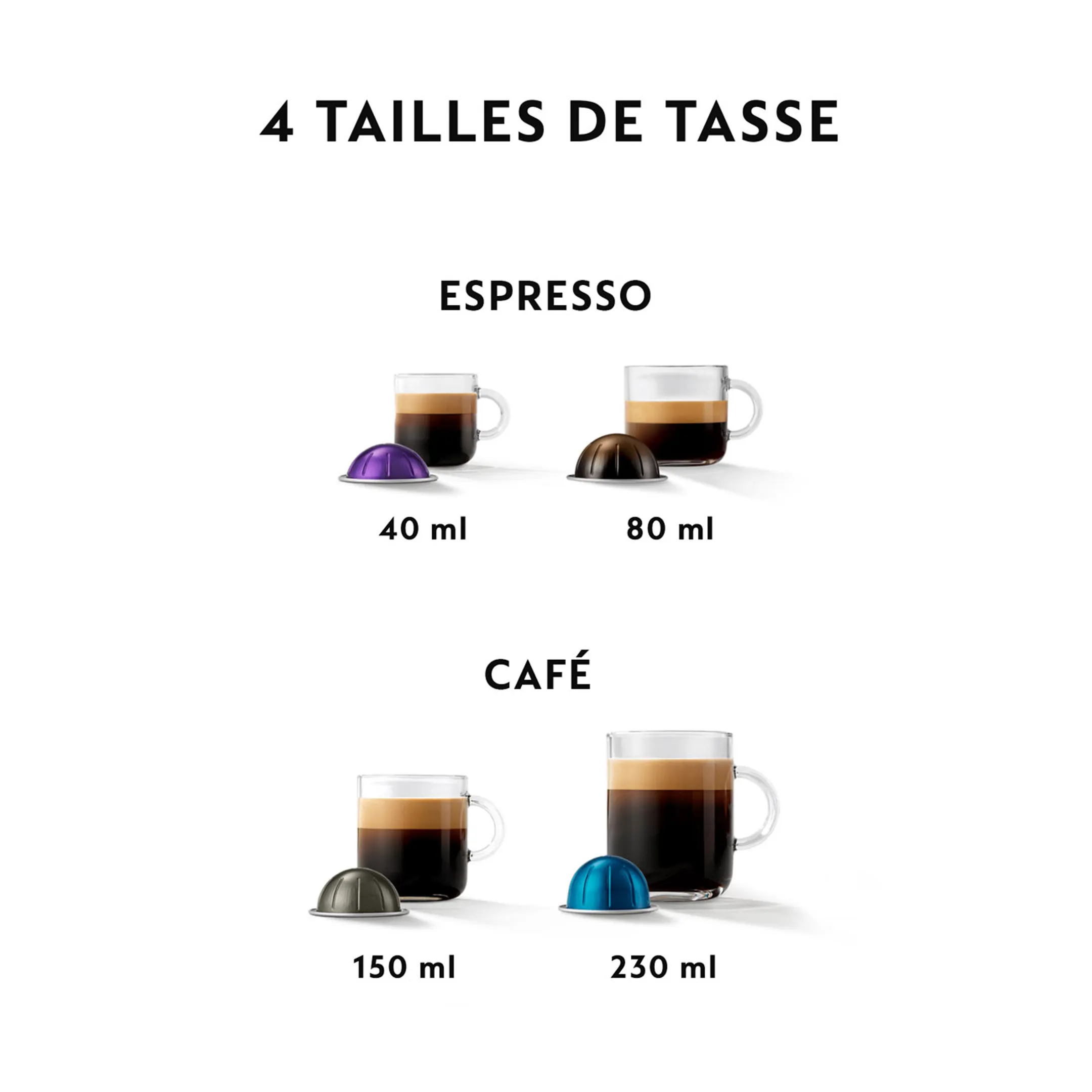 Machine à café Nespresso Vertuo Pop Bundle - Noir