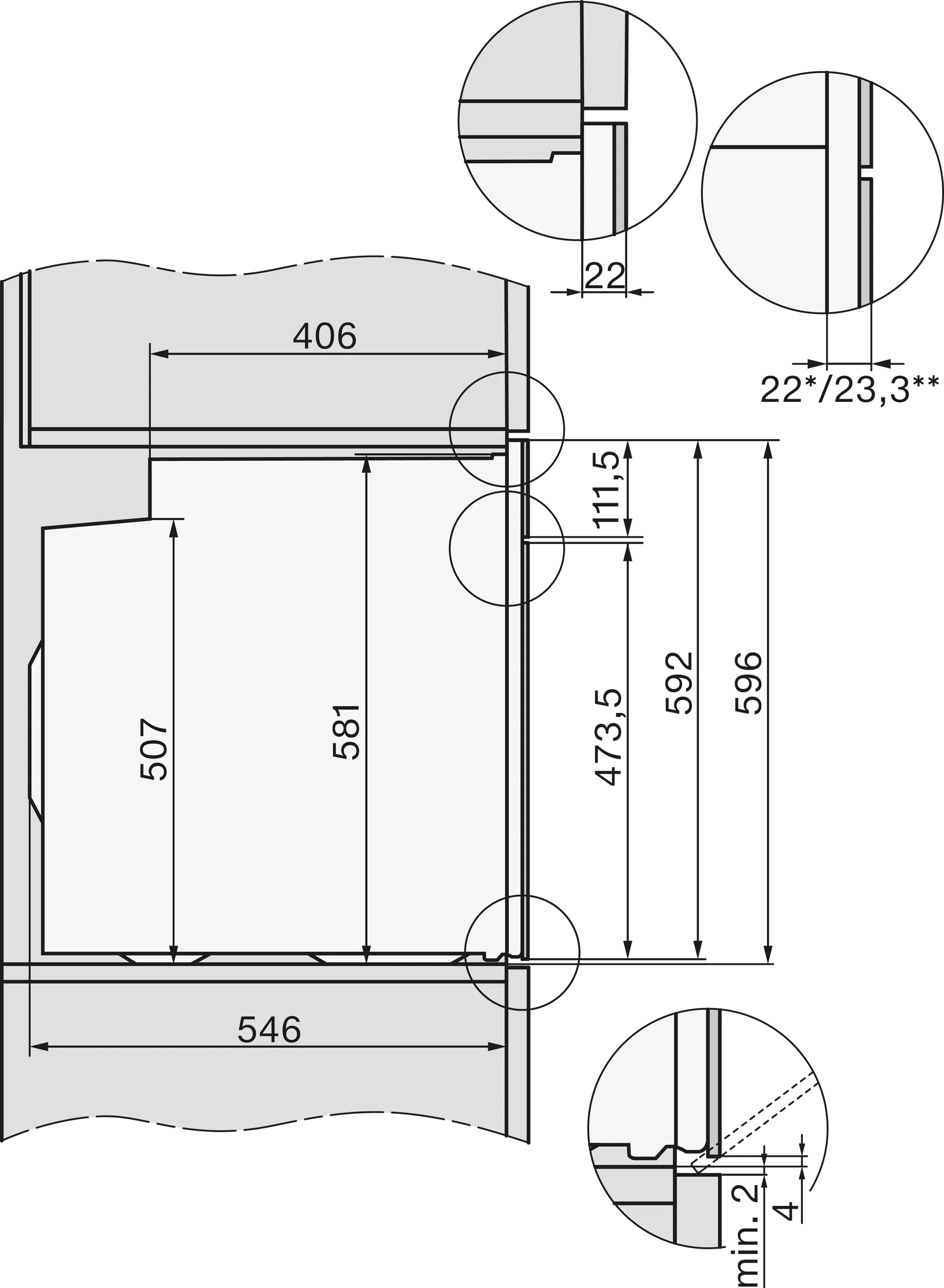 Miele Four Multifonction encastrable H 2468 BP Active image