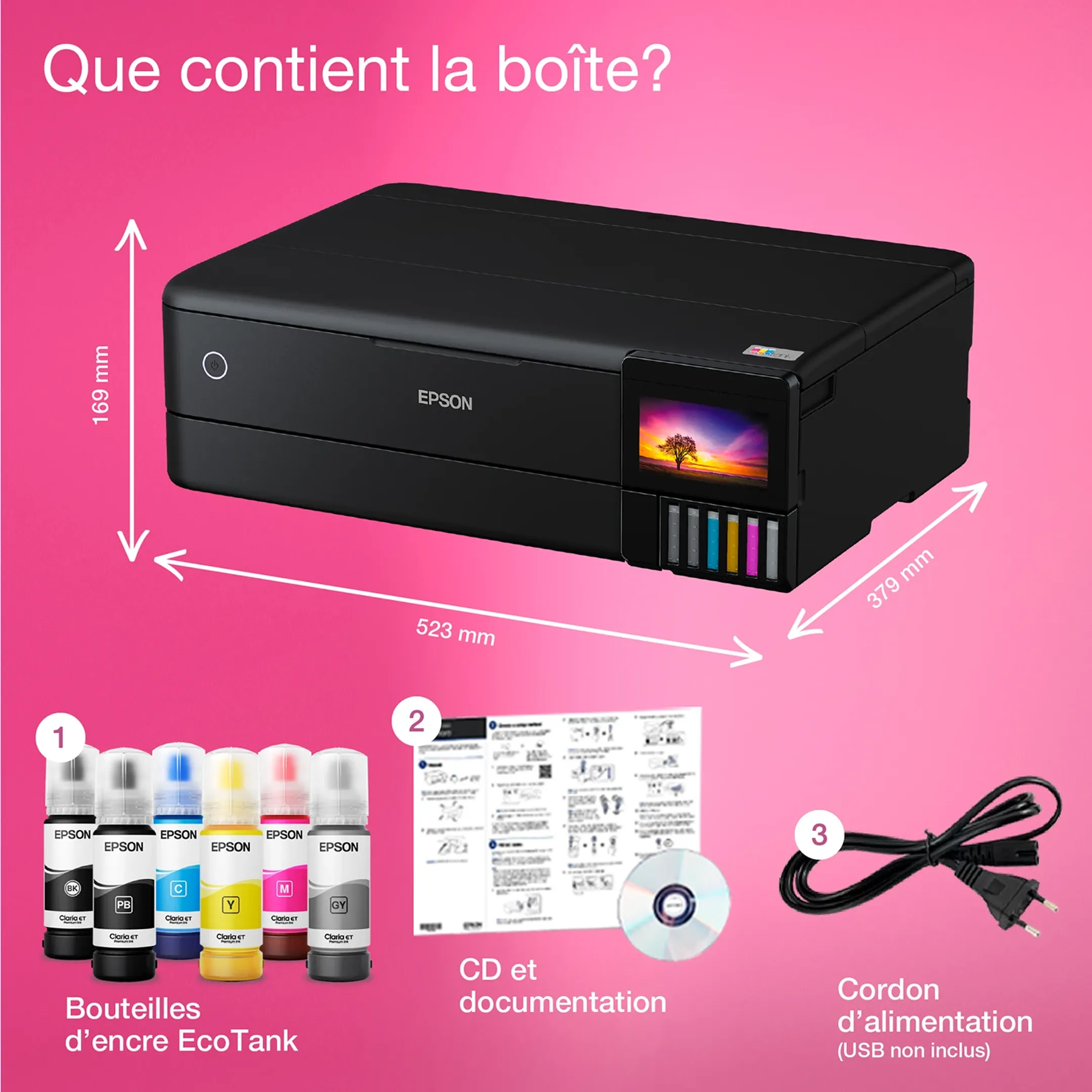 Epson Imprimante multifonction EcoTank ET-8550 image