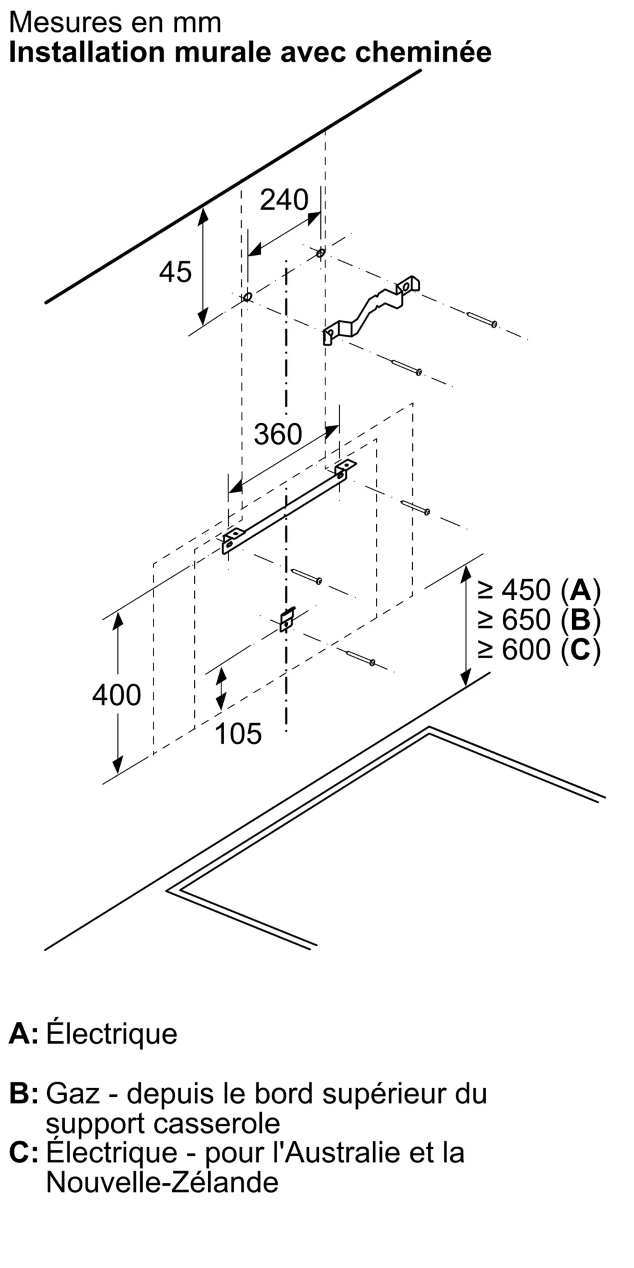 Bosch Hotte Murale décorative Series 8 DWK91LT60 image