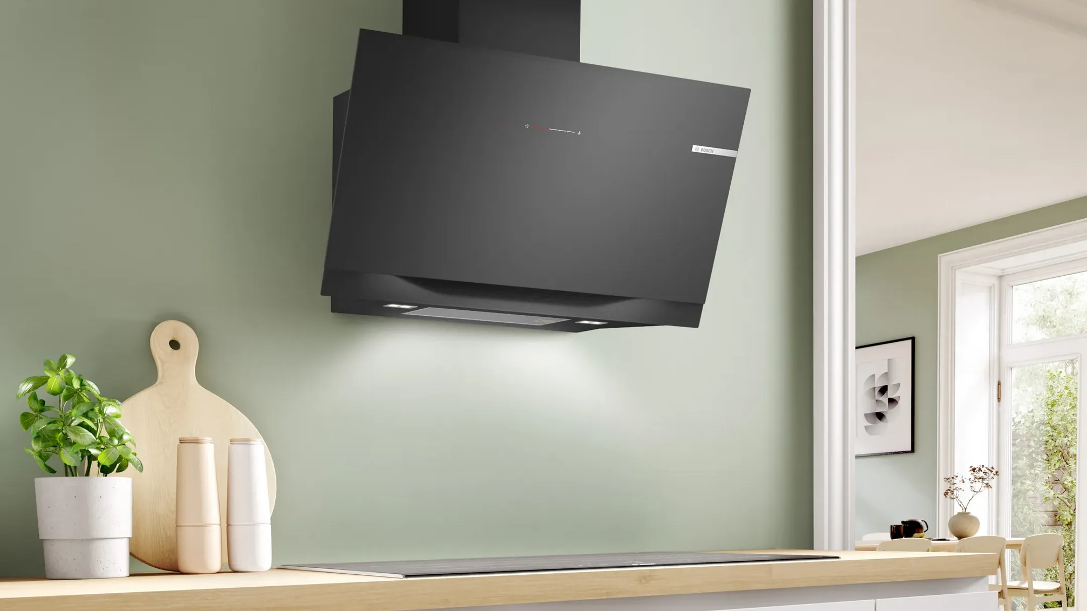 Bosch Hotte Murale décorative Series 8 DWK91LT60 image