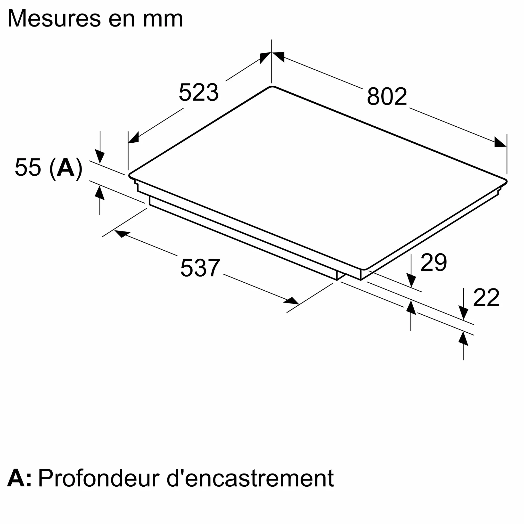 Siemens Table induction iQ100 EH845HVB1E image