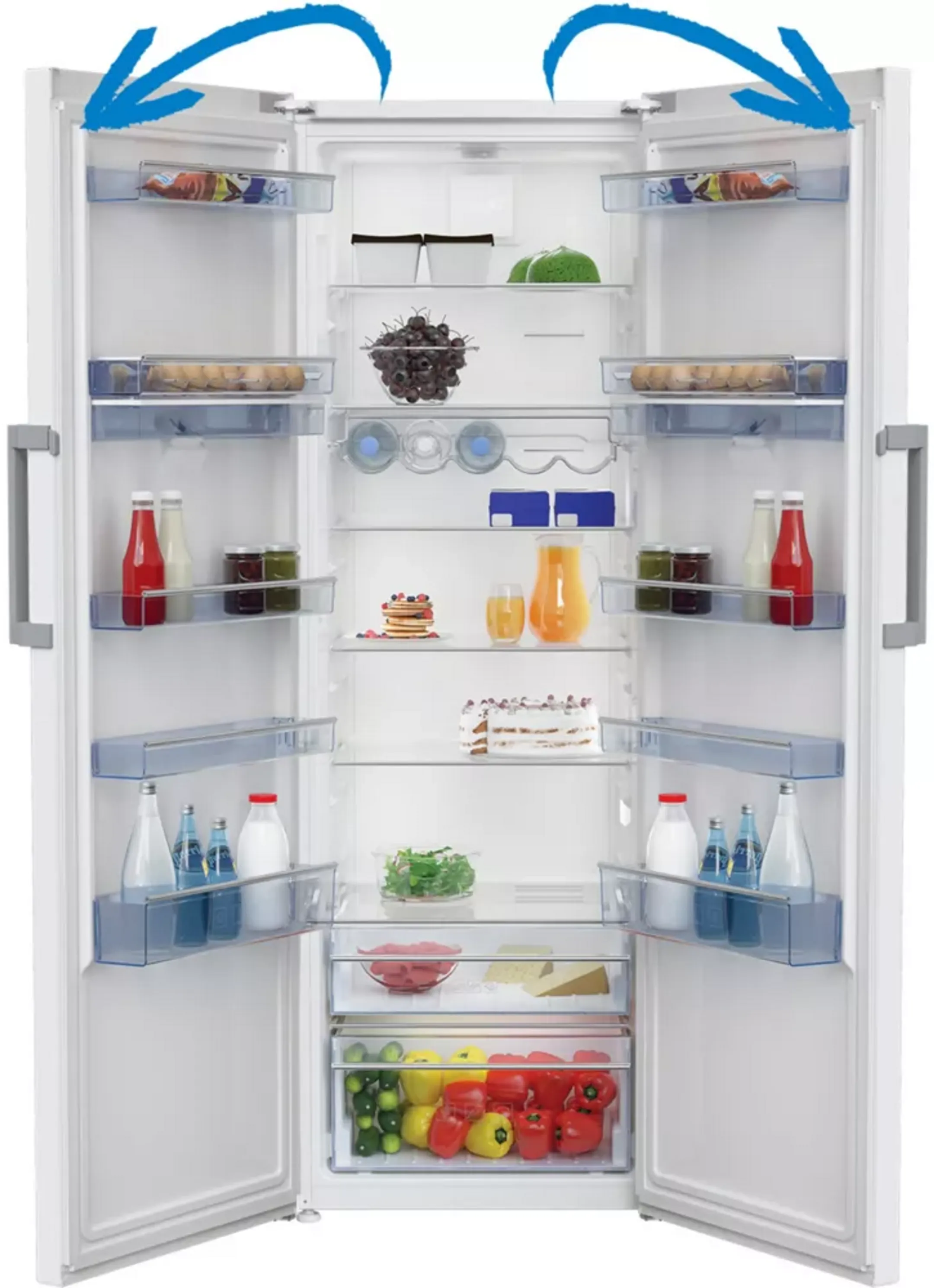 Beko Combi frigo congélateur RCSA270K40SN image