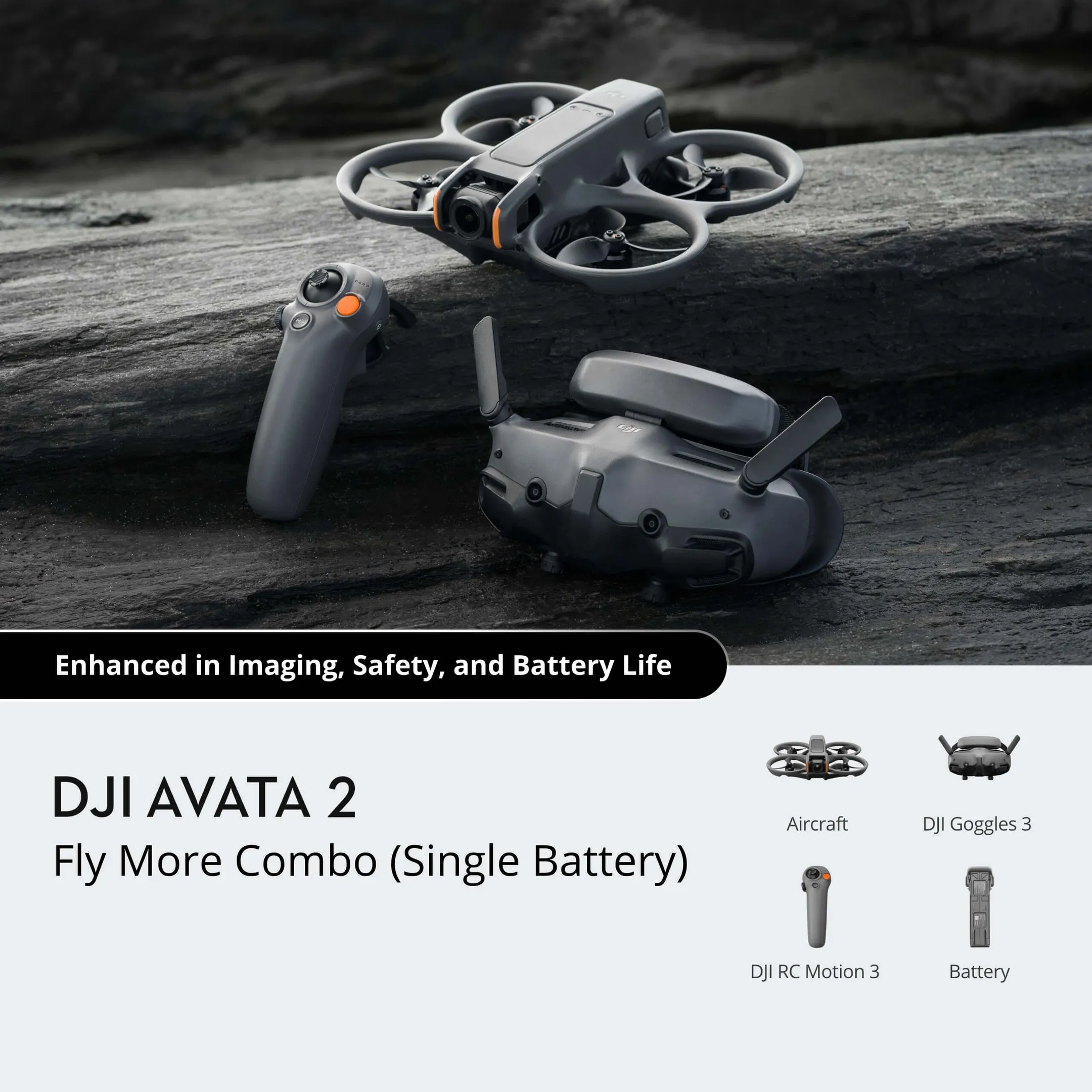 DJI Drone Avata 2 Fly More Combo (Single Battery) image