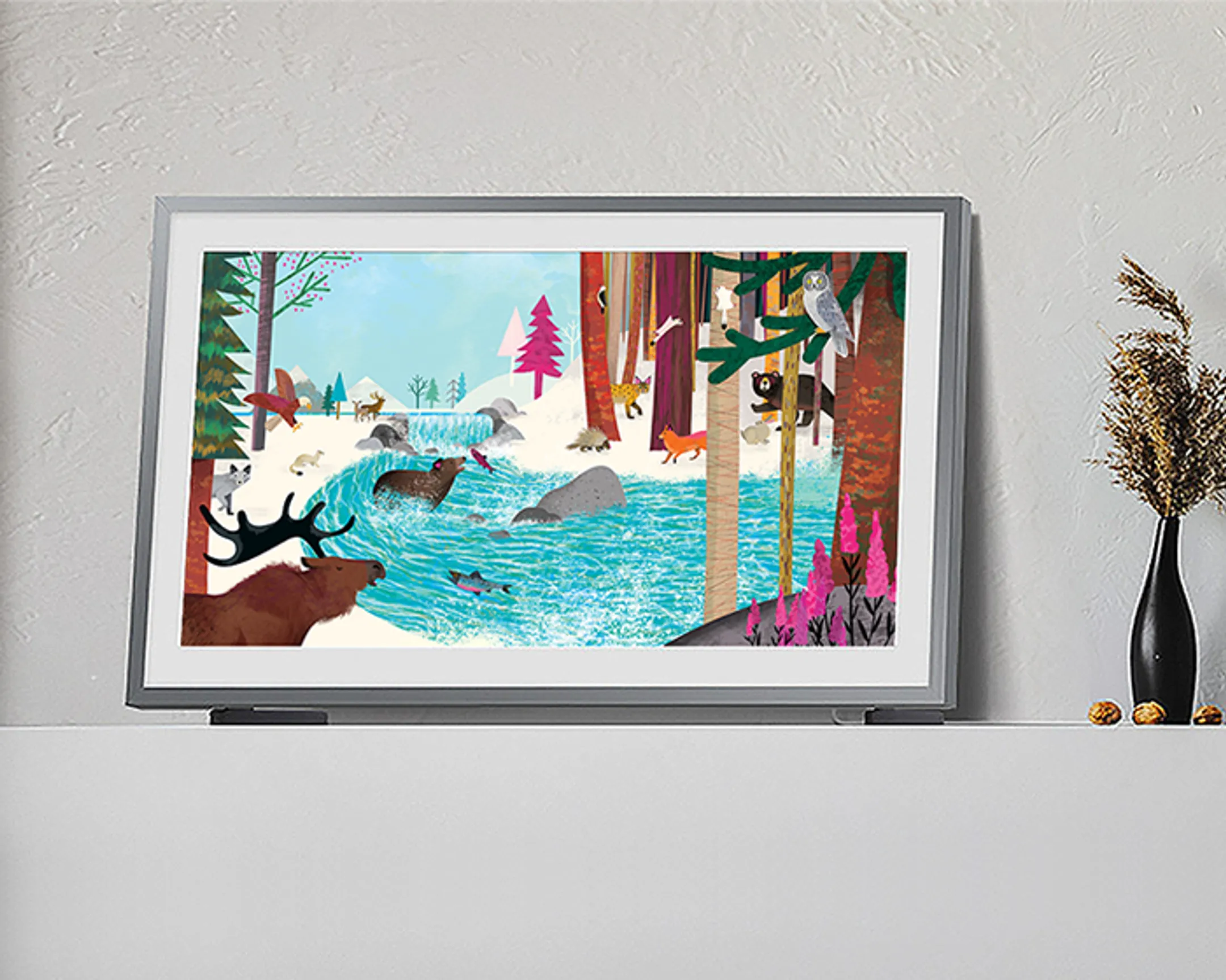 Samsung The Frame QLED 4K-Fernseher QE55LS03D (2024) - 55 Zoll image