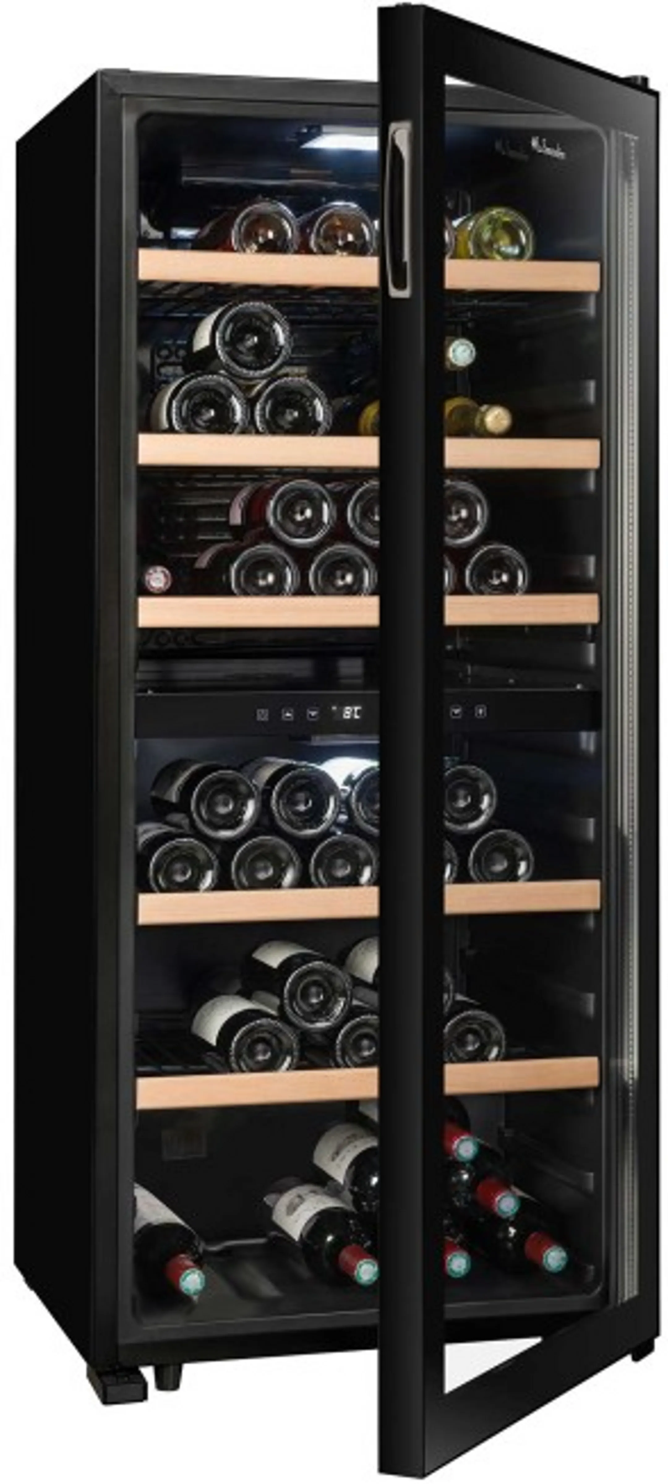 La Sommelière Cave à vin Double Zone LS102DZBLACK - 102 bouteilles image