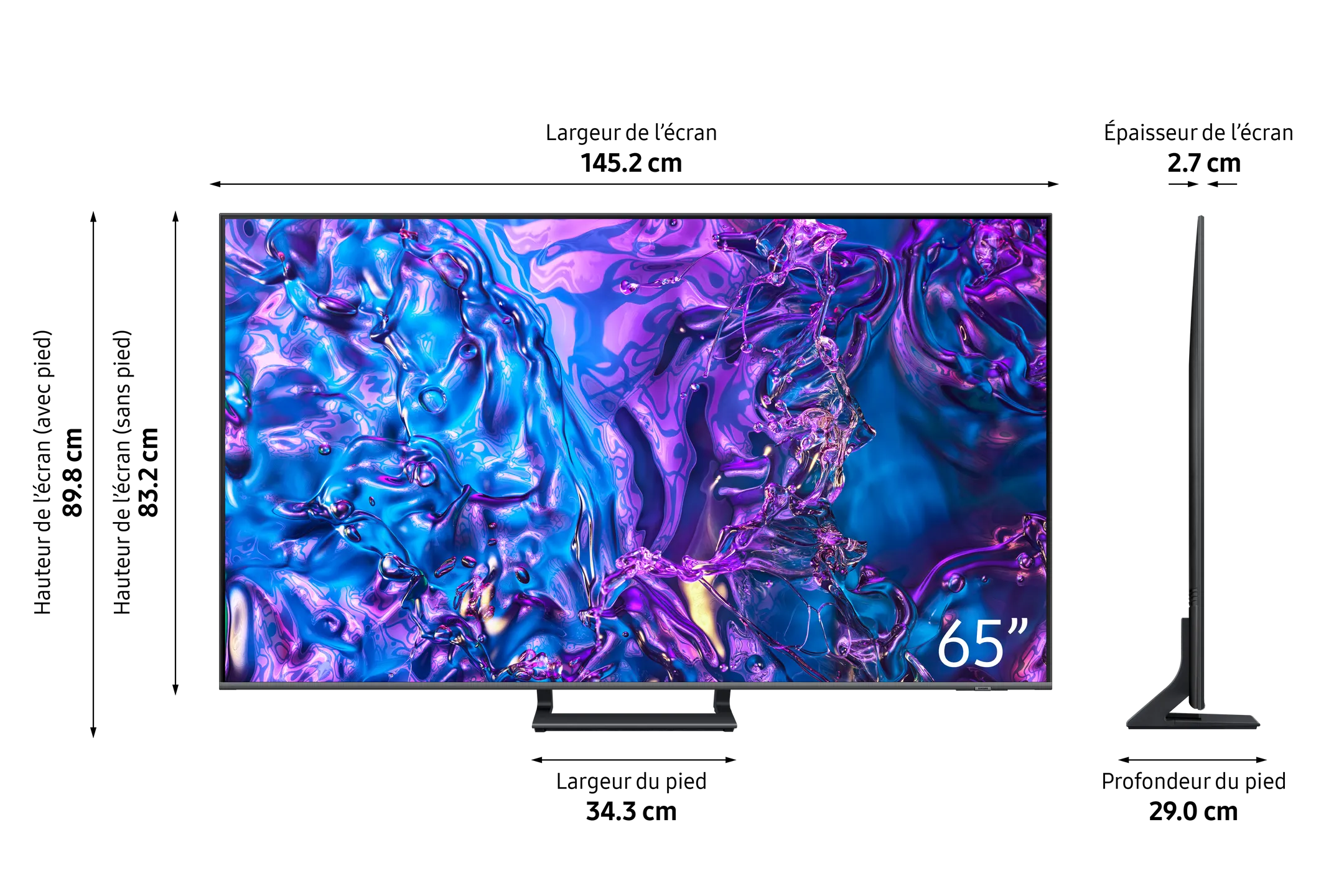 Samsung TV QLED 4K QE65Q73D (2024) - 65 pouces image