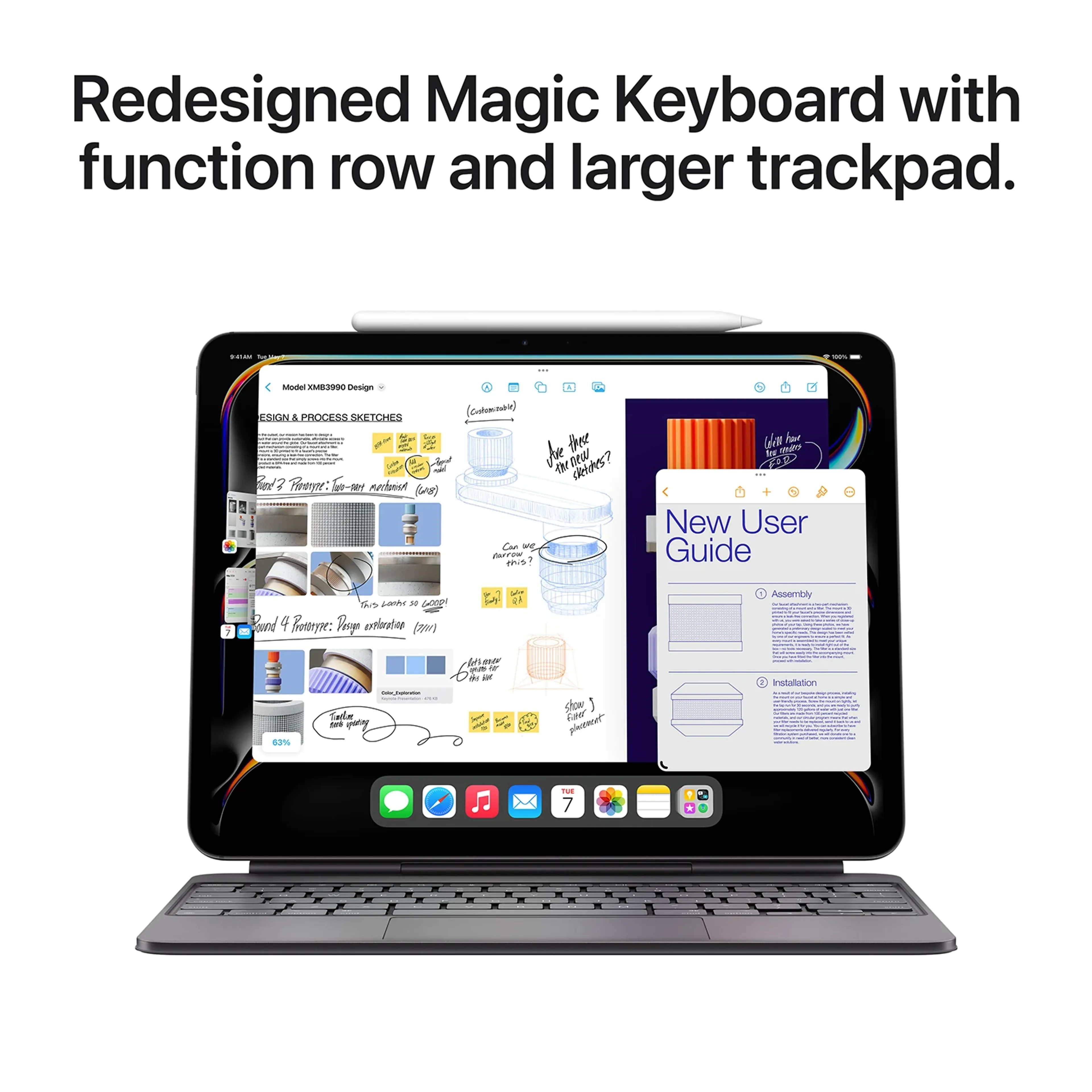 Apple iPad Pro (2024) 13" M4 Wi-Fi 1To Argent image