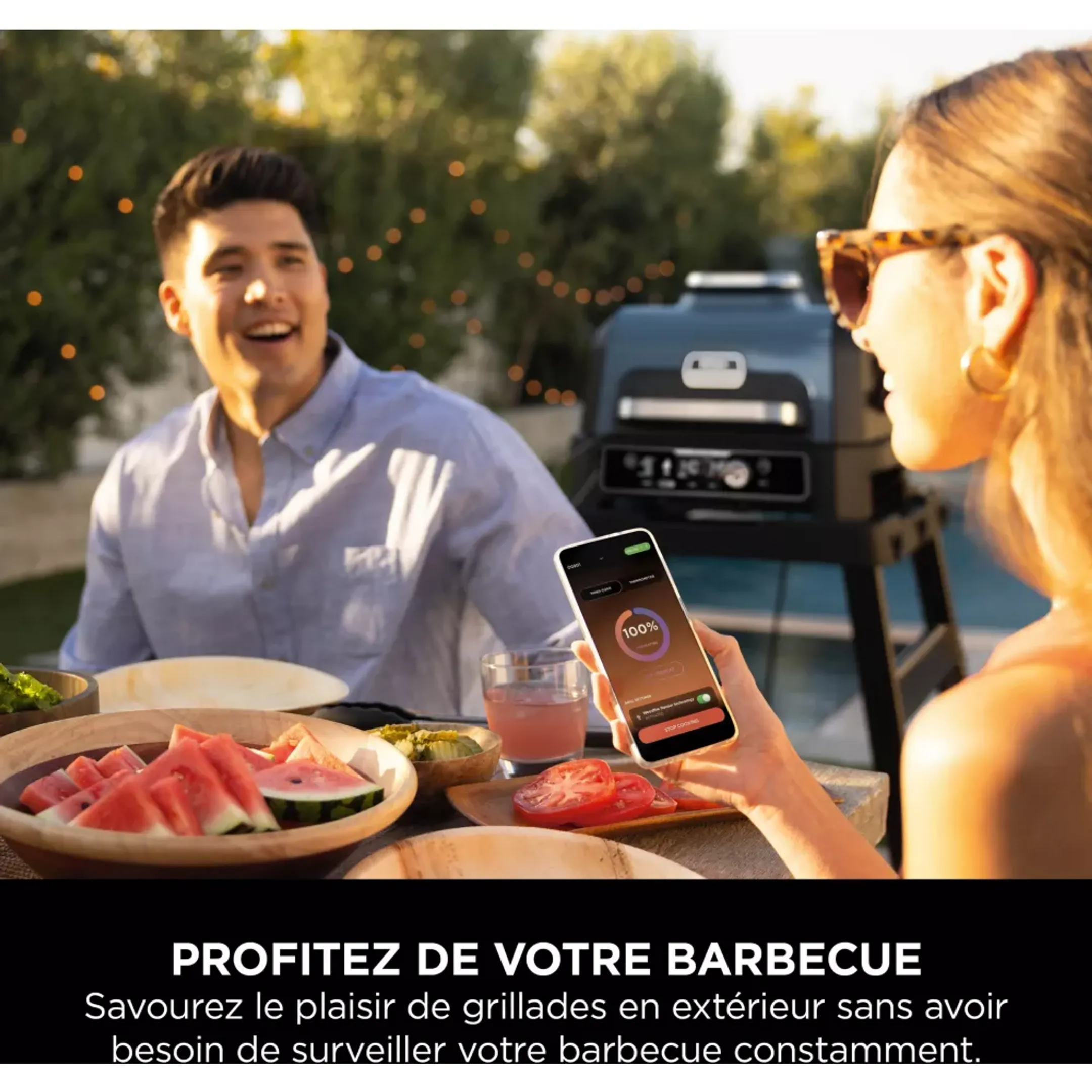 Ninja Barbecue électrique et fumoir Woodfire Pro Connect XL OG901EU image