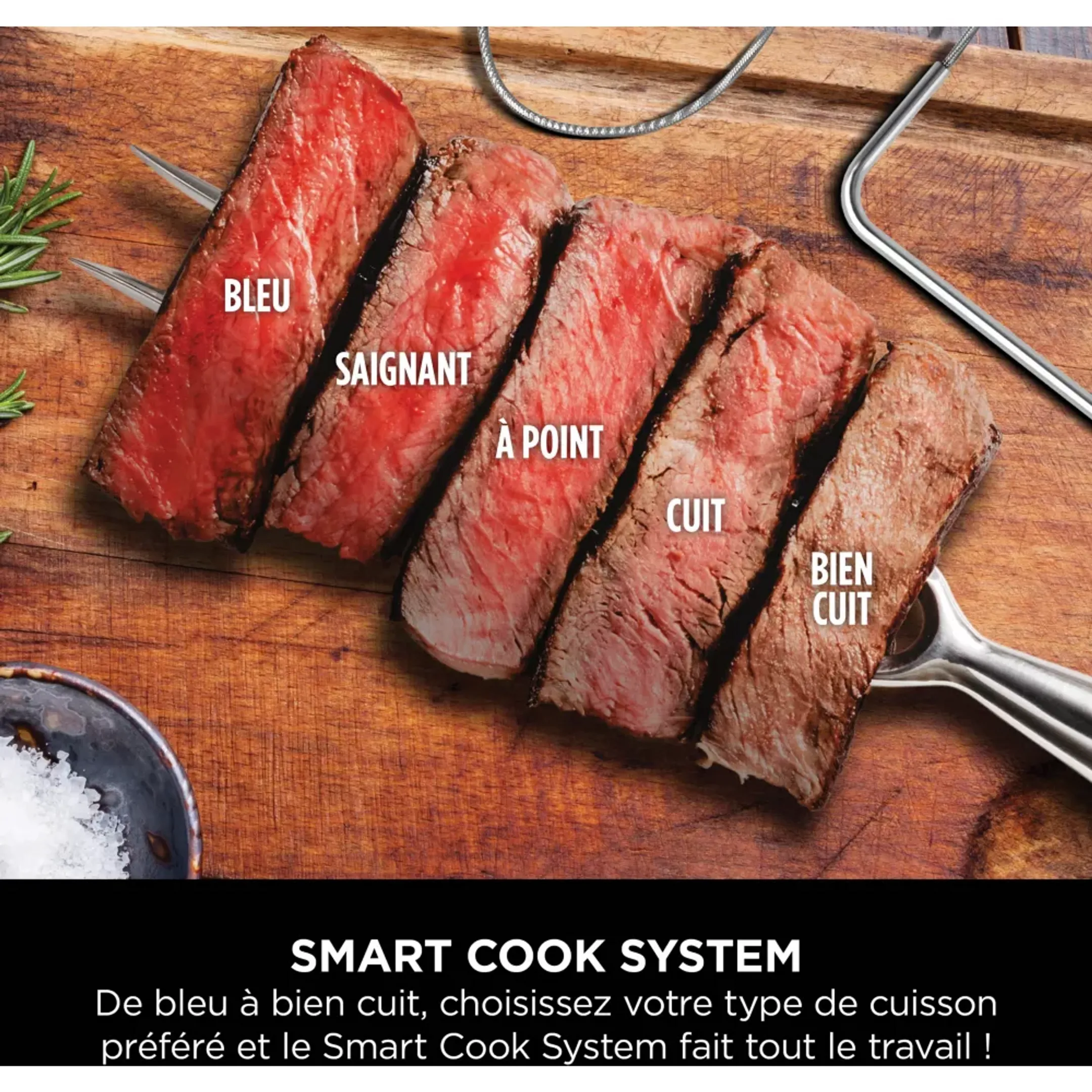 Ninja Barbecue électrique et fumoir Woodfire Pro Connect XL OG901EU image