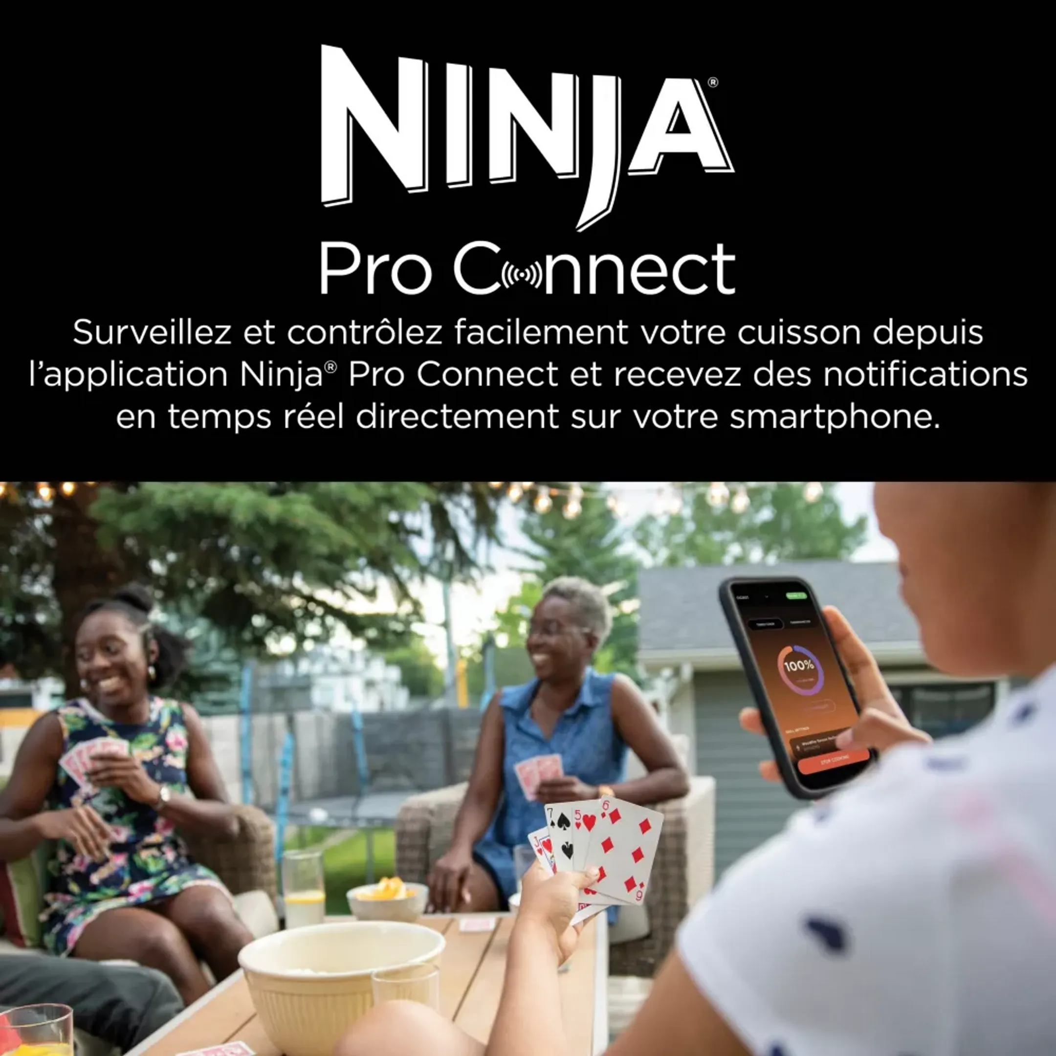 Ninja Barbecue électrique et fumoir Woodfire Pro Connect XL OG901EU image