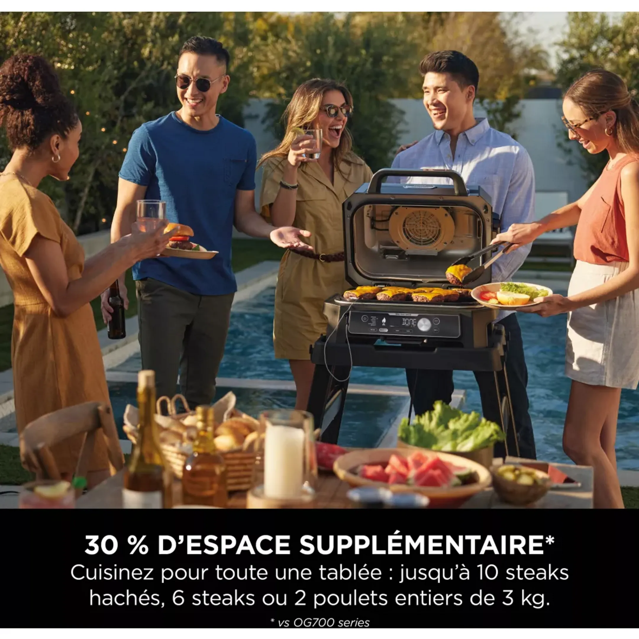 Ninja Barbecue électrique et fumoir Woodfire Pro Connect XL OG901EU image