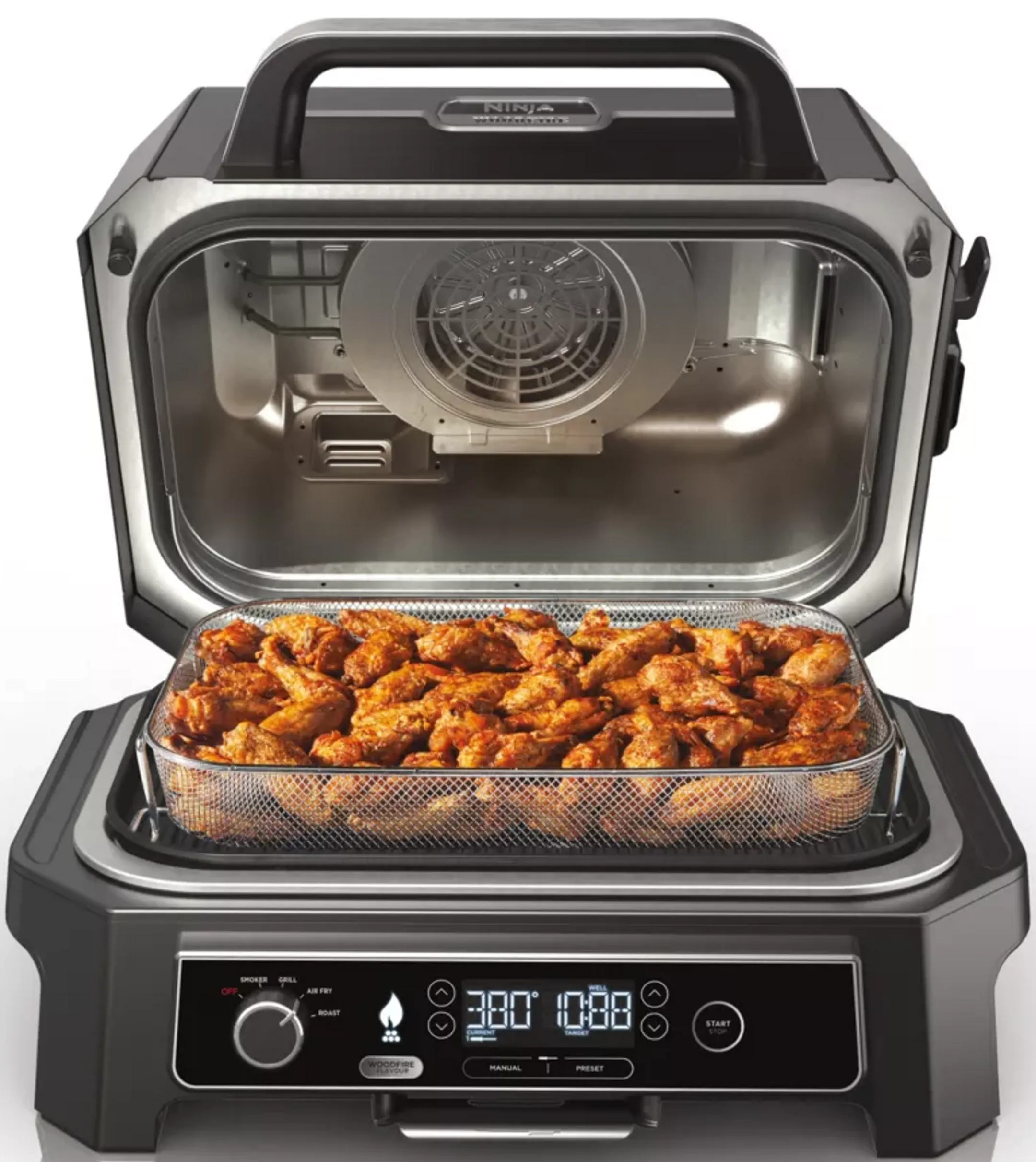 Ninja Barbecue électrique et fumoir Woodfire Pro XL Smart Cook OG850EU image