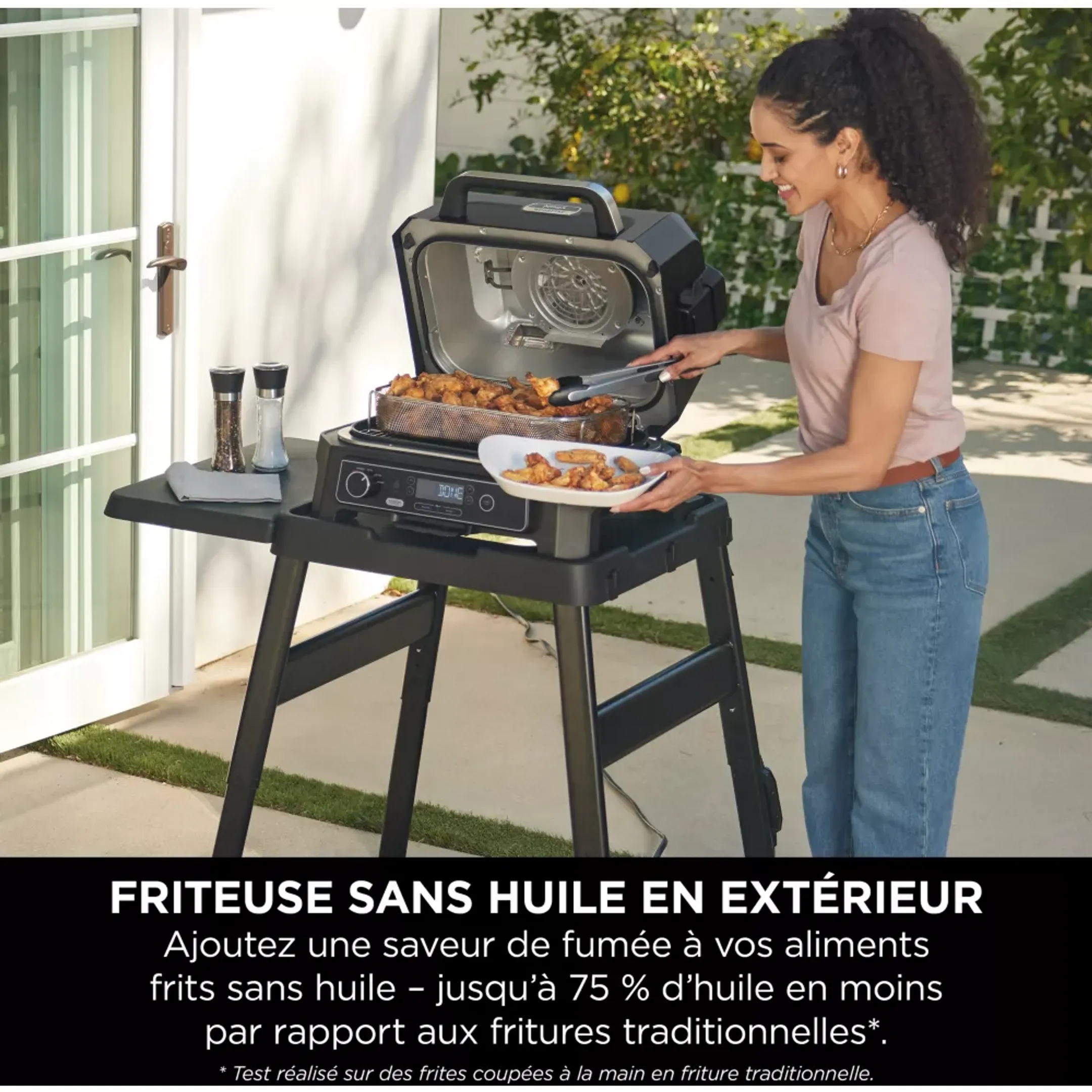 Ninja Barbecue électrique et fumoir Woodfire Pro XL Smart Cook OG850EU image