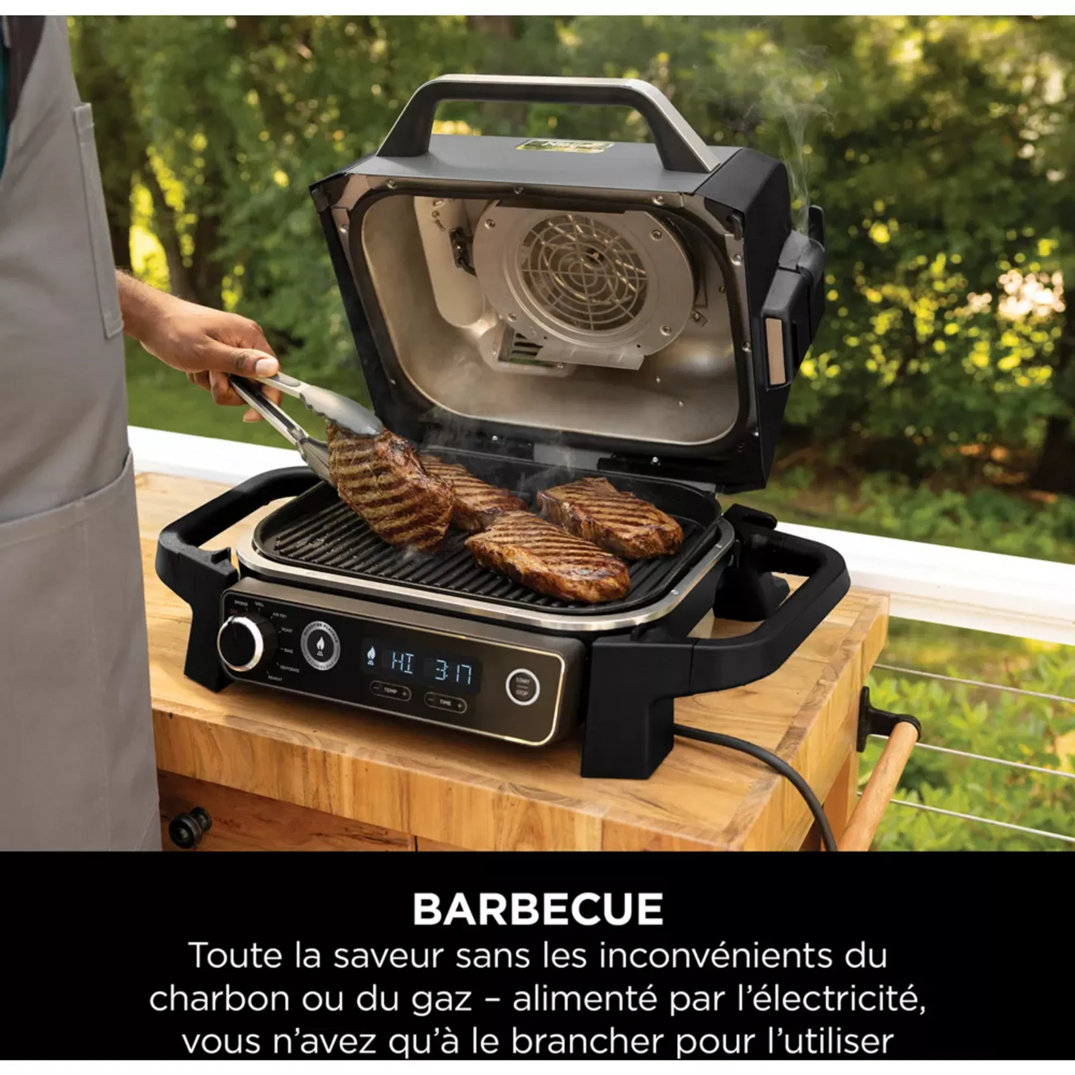 Ninja Barbecue électrique et fumoir Woodfire OG701EU image