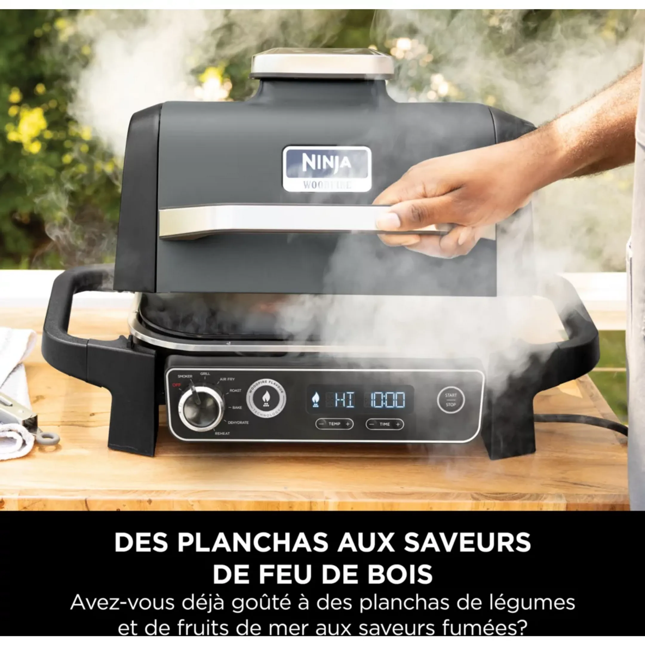 Ninja Barbecue électrique et fumoir Woodfire OG701EU image